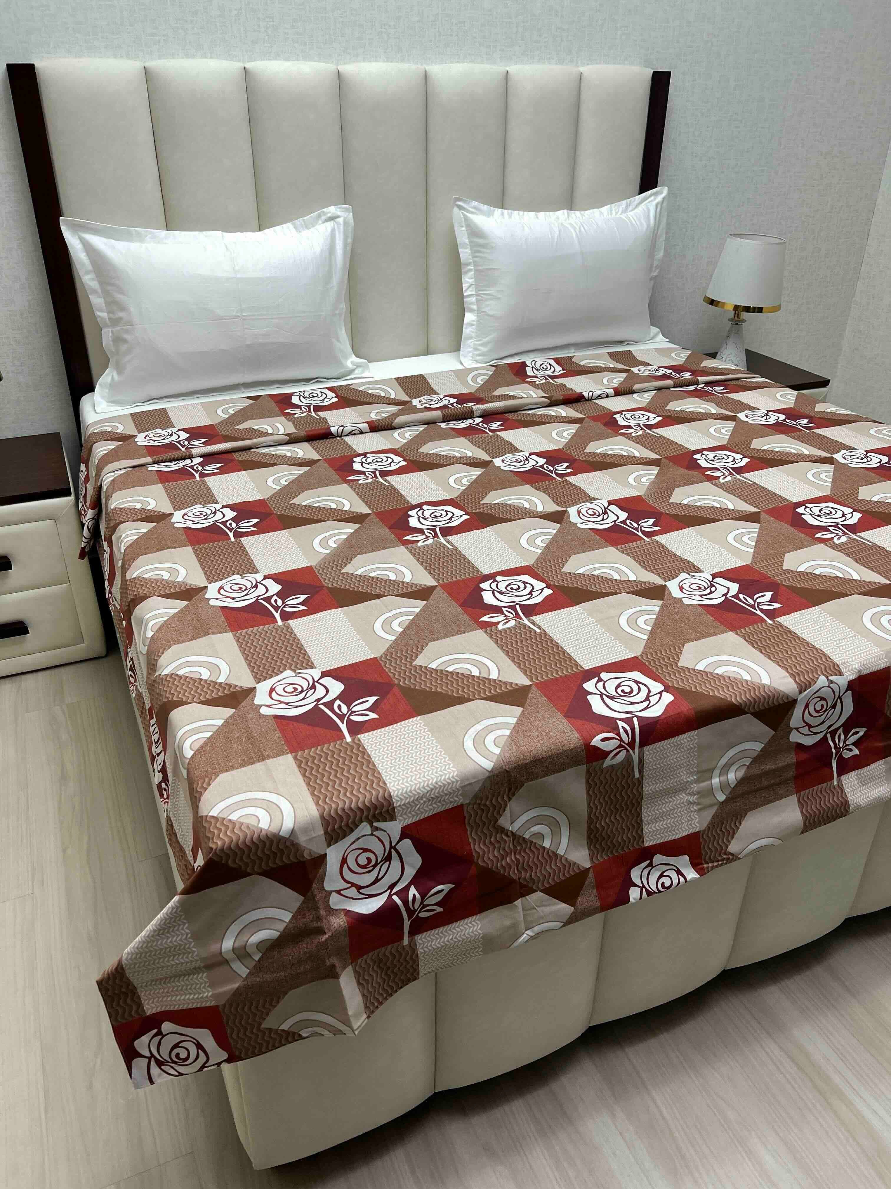 Pure Decor Pure Cotton King Size Duvet Cover with Zipper