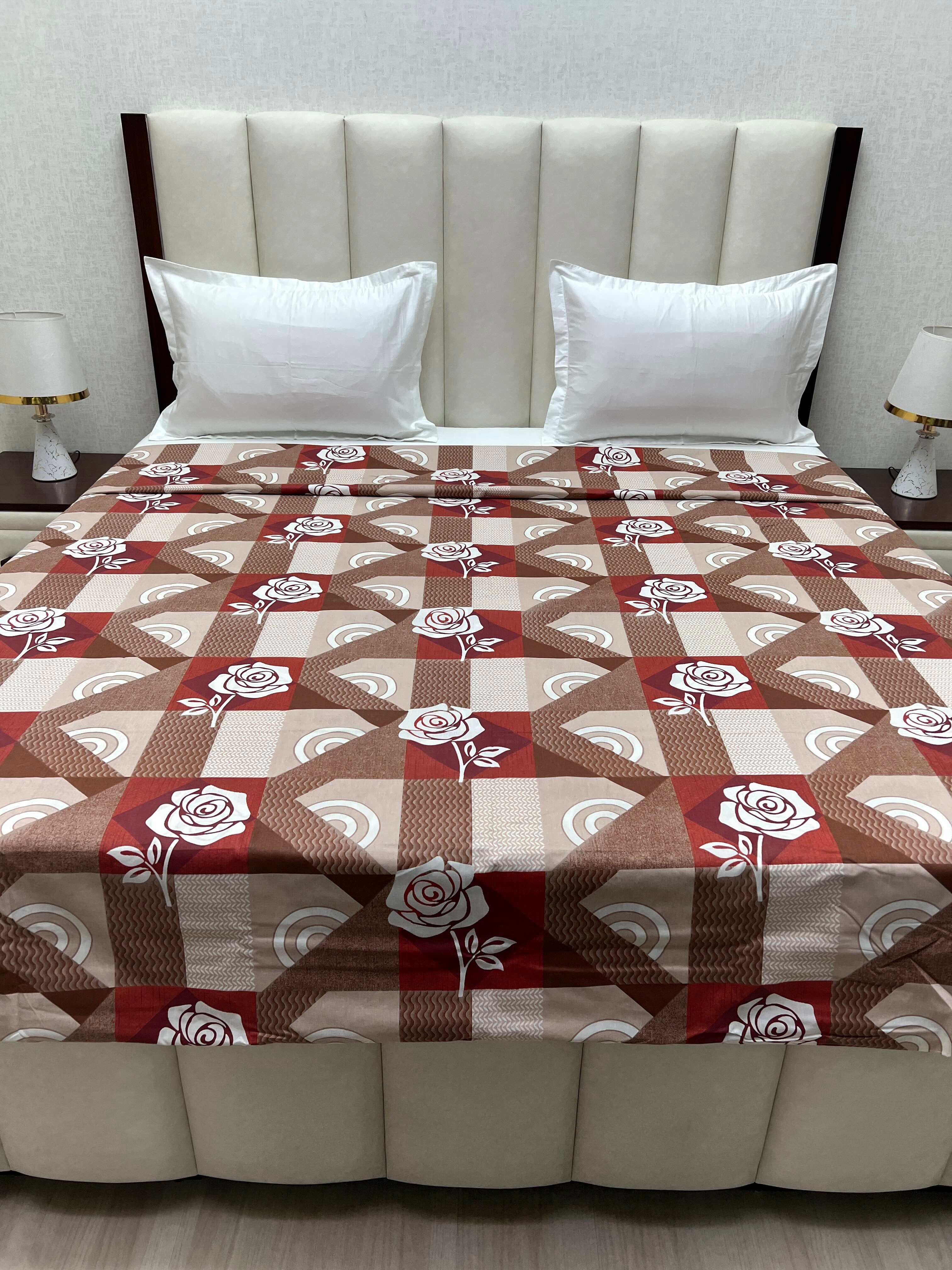 Pure Decor Pure Cotton King Size Duvet Cover with Zipper