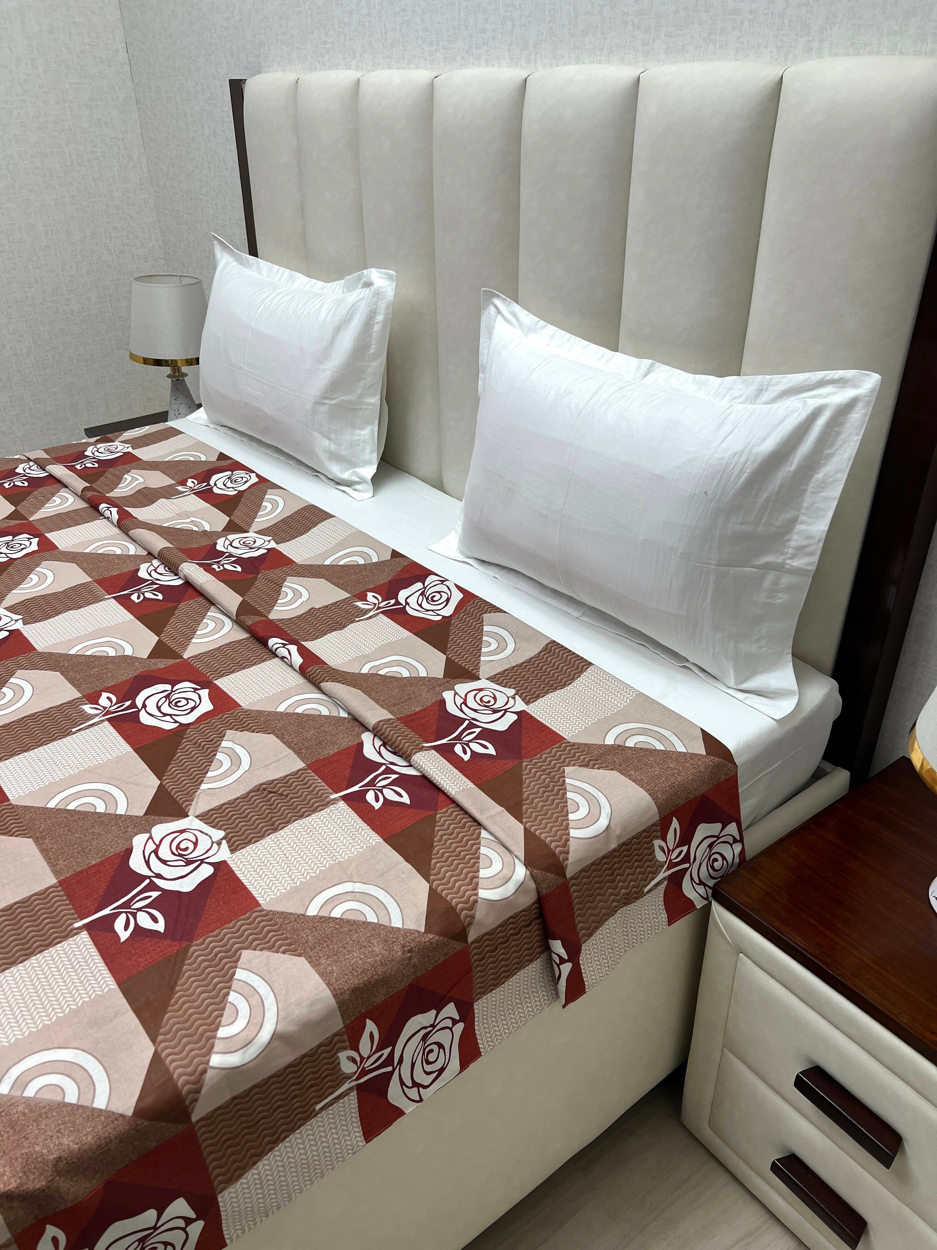 Pure Decor Pure Cotton King Size Duvet Cover with Zipper