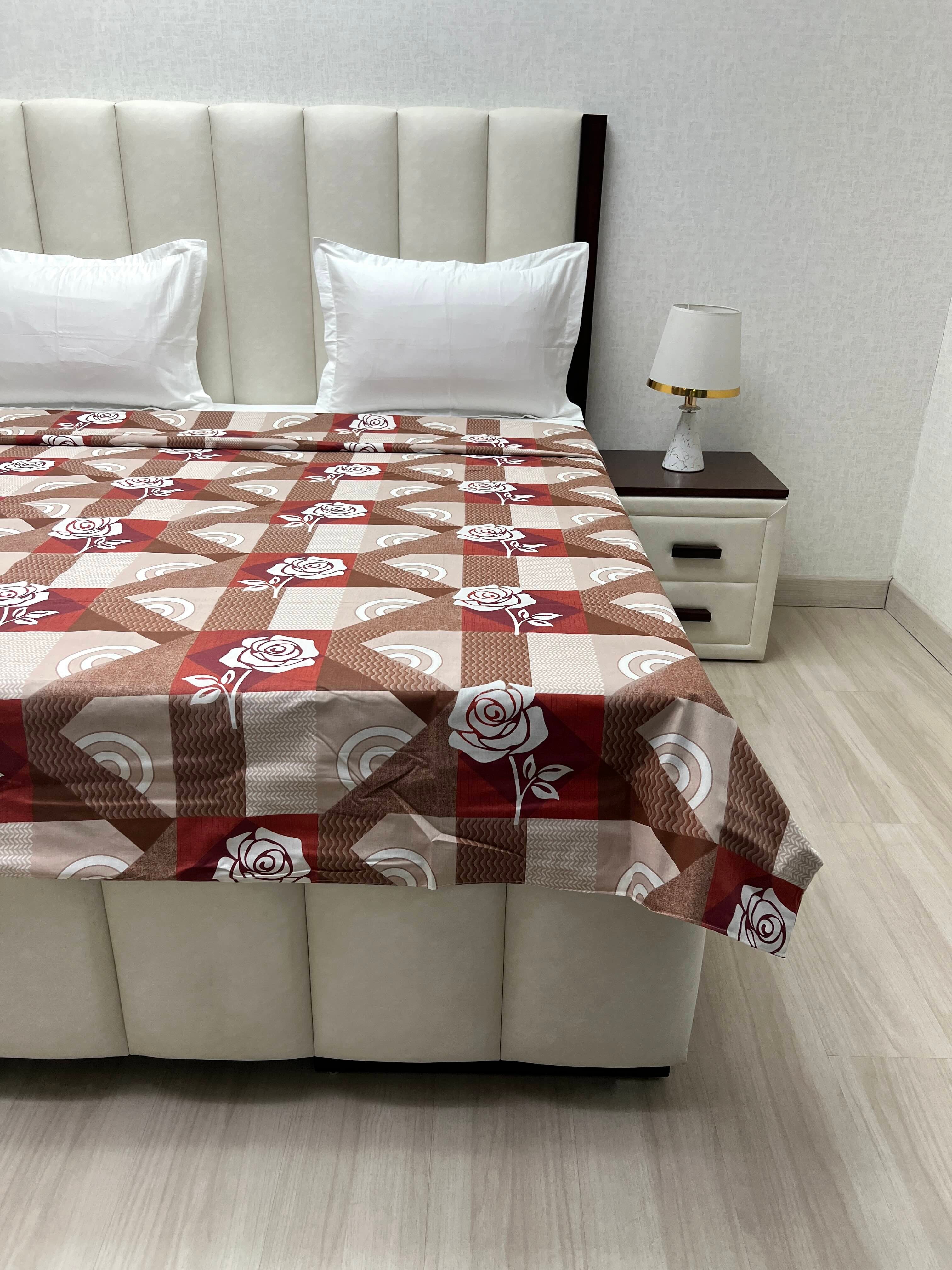 Pure Decor Pure Cotton King Size Duvet Cover with Zipper