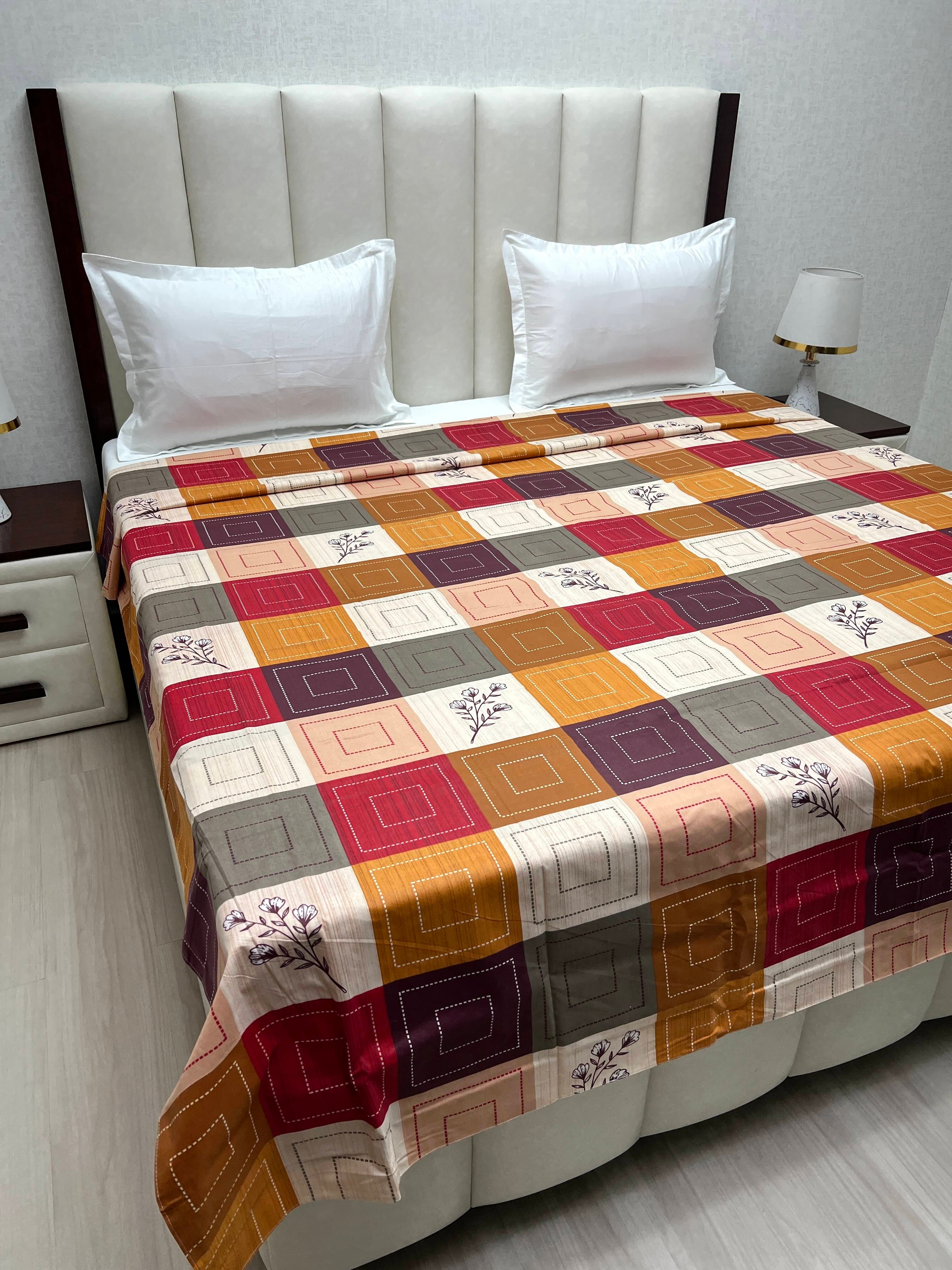 Pure Decor Pure Cotton King Size Duvet Cover with Zipper