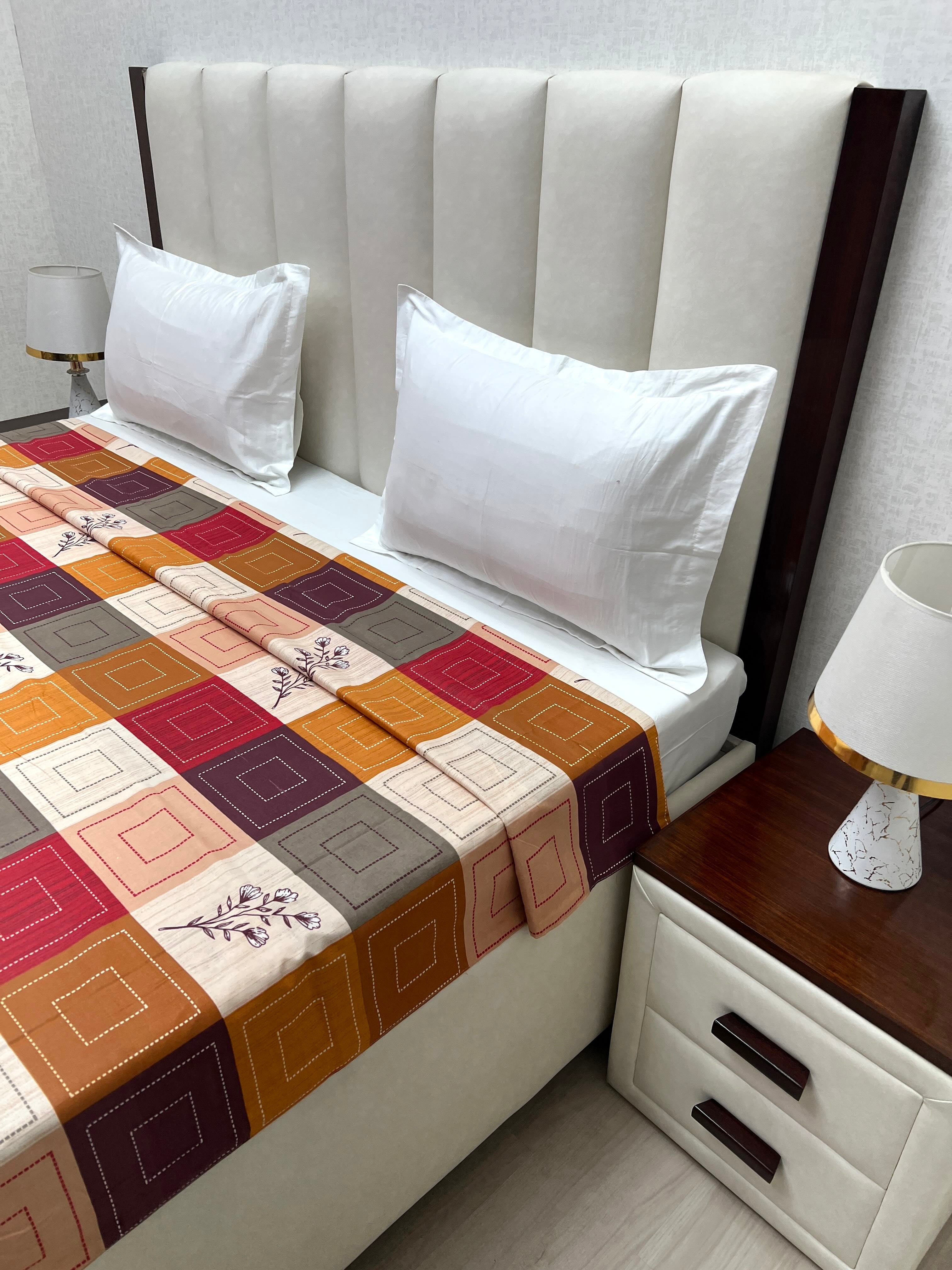 Pure Decor Pure Cotton King Size Duvet Cover with Zipper