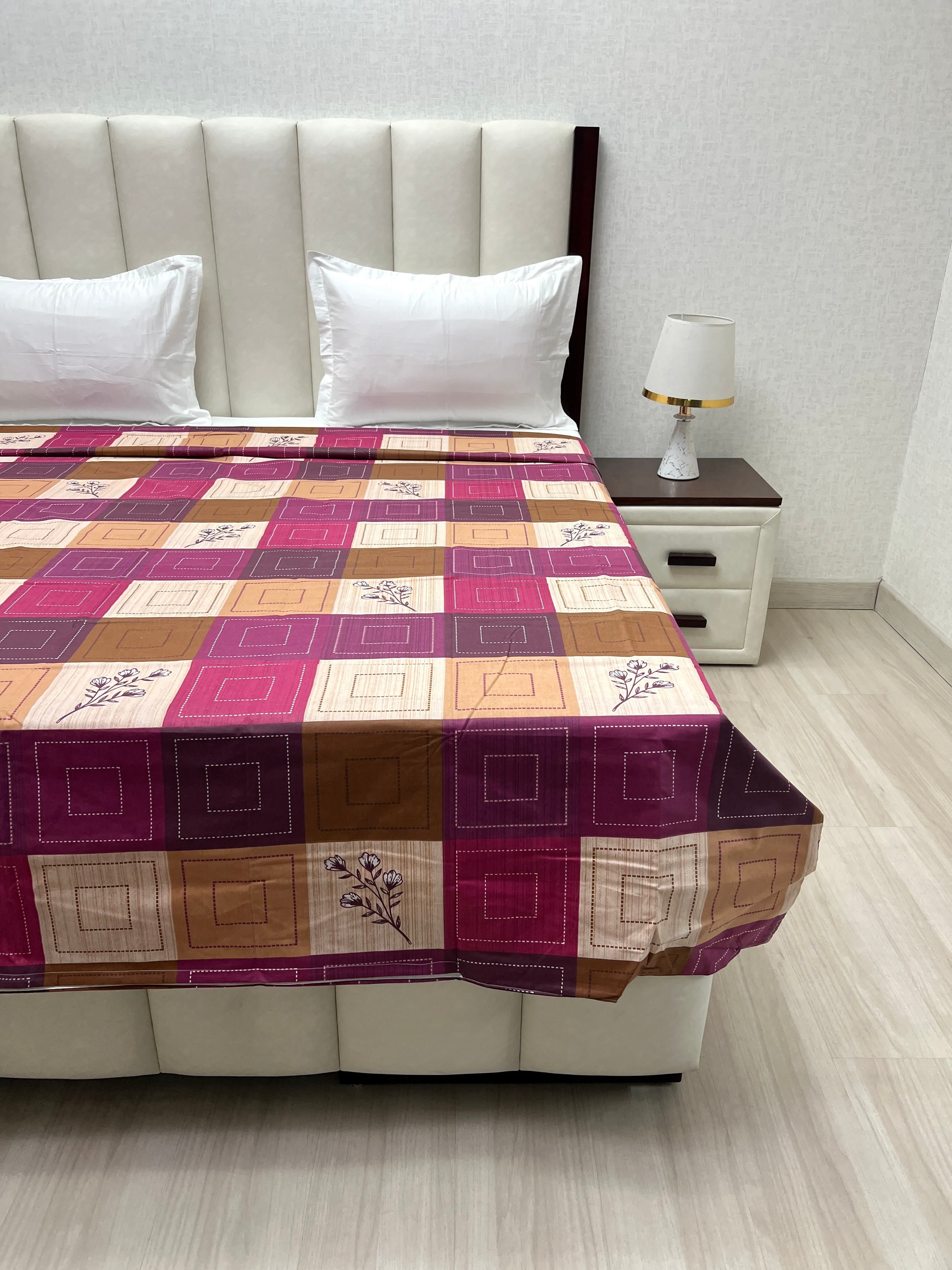 Pure Decor Pure Cotton King Size Duvet Cover with Zipper