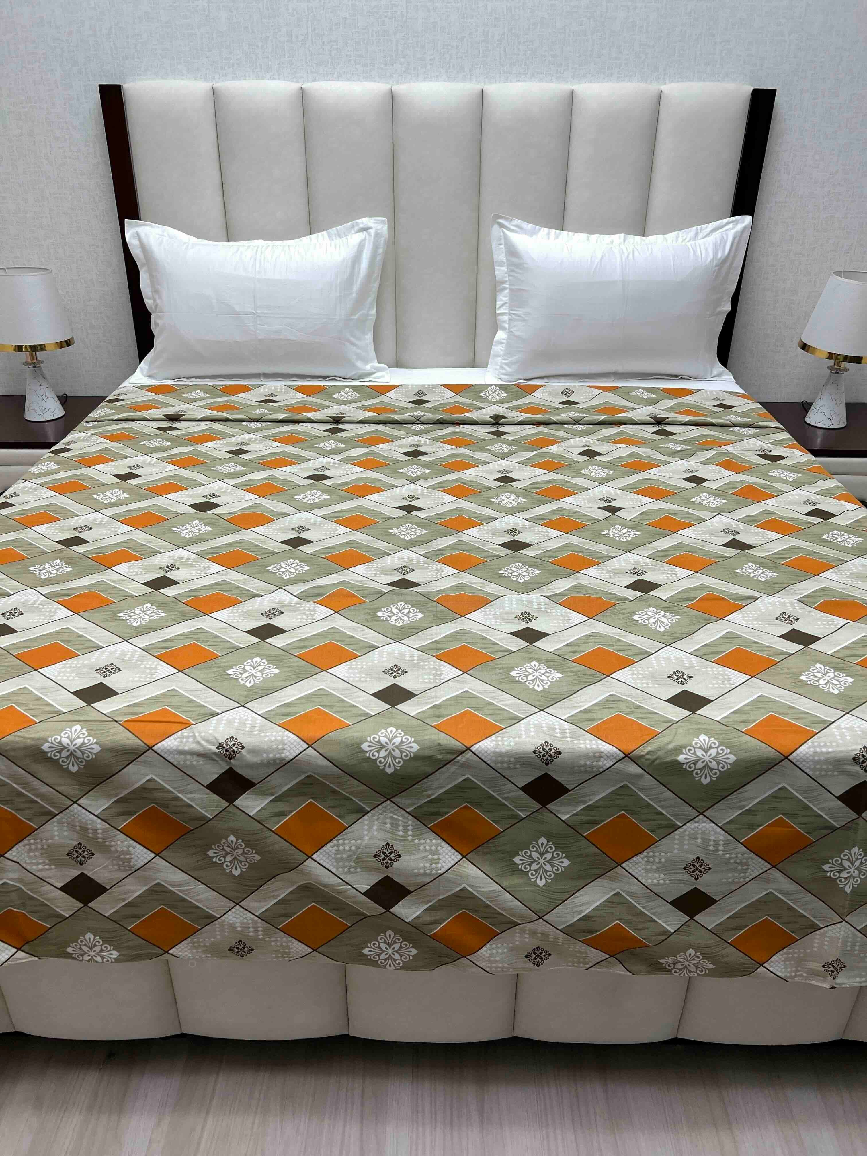 Pure Decor Pure Cotton King Size Duvet Cover with Zipper