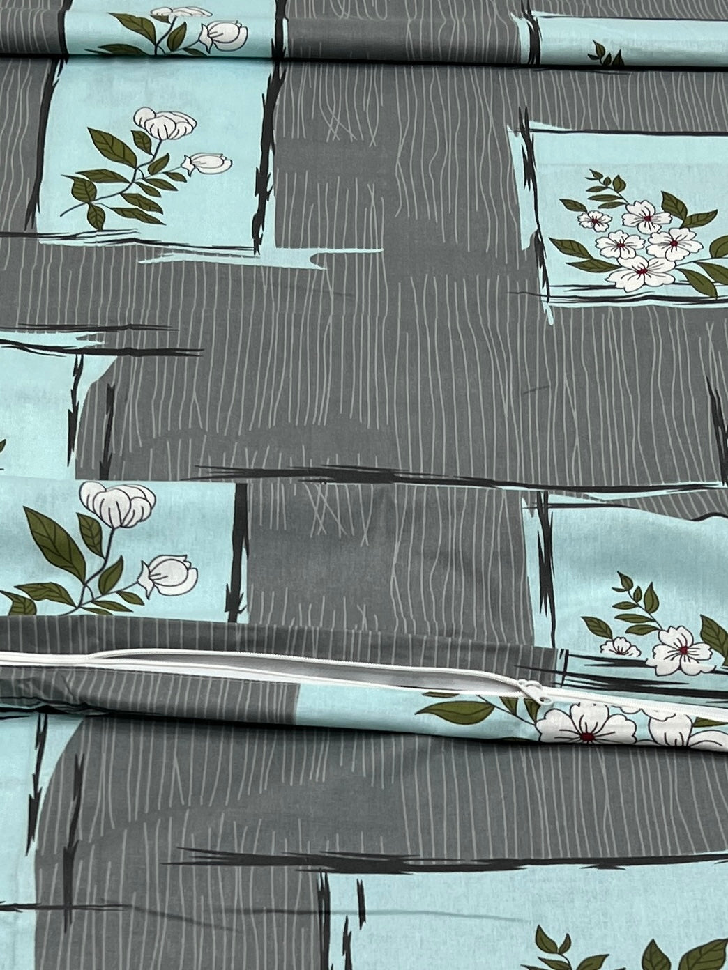 Pure Decor Pure Cotton King Size Duvet Cover with Zipper