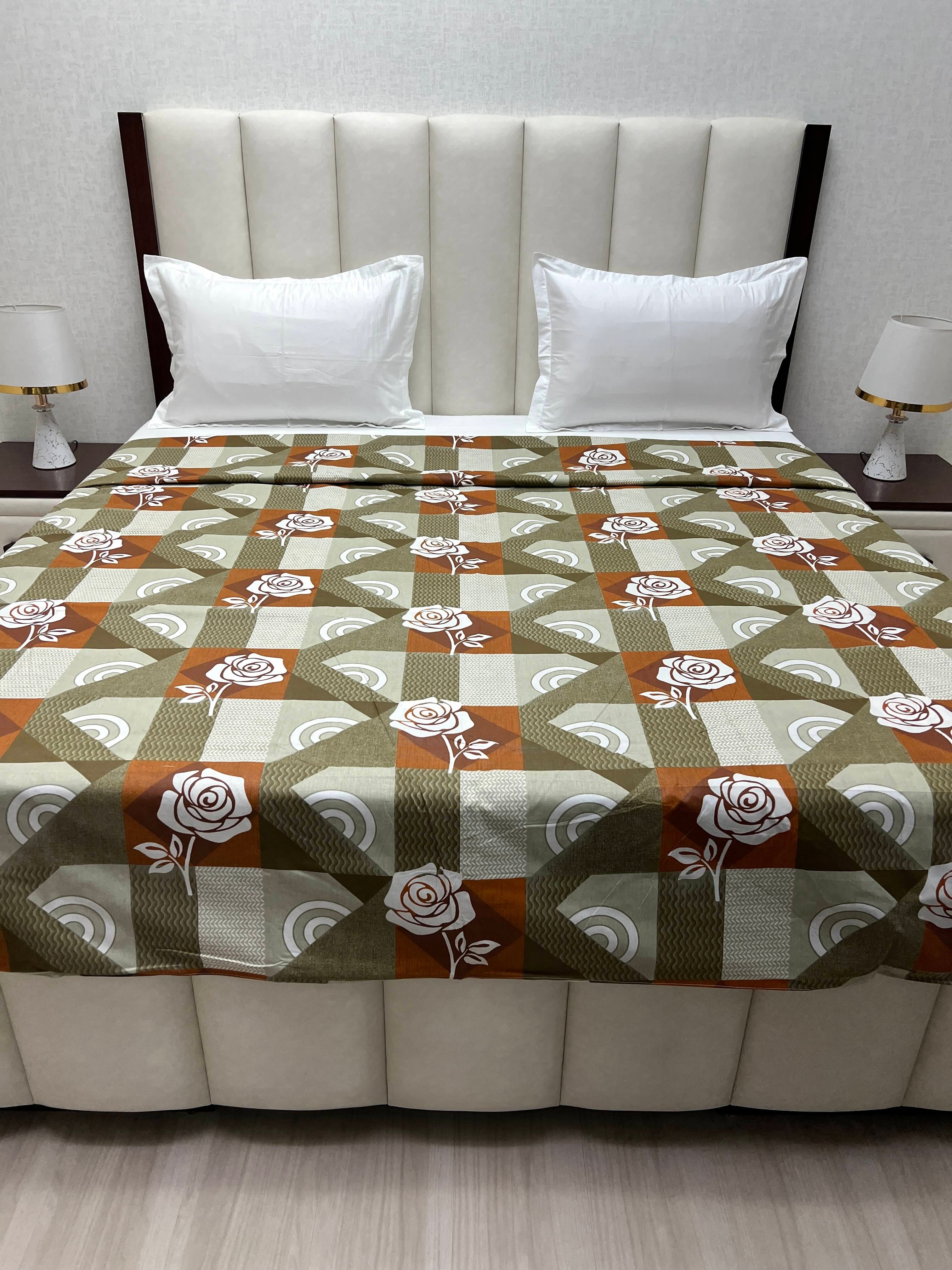 Pure Decor Pure Cotton King Size Duvet Cover with Zipper