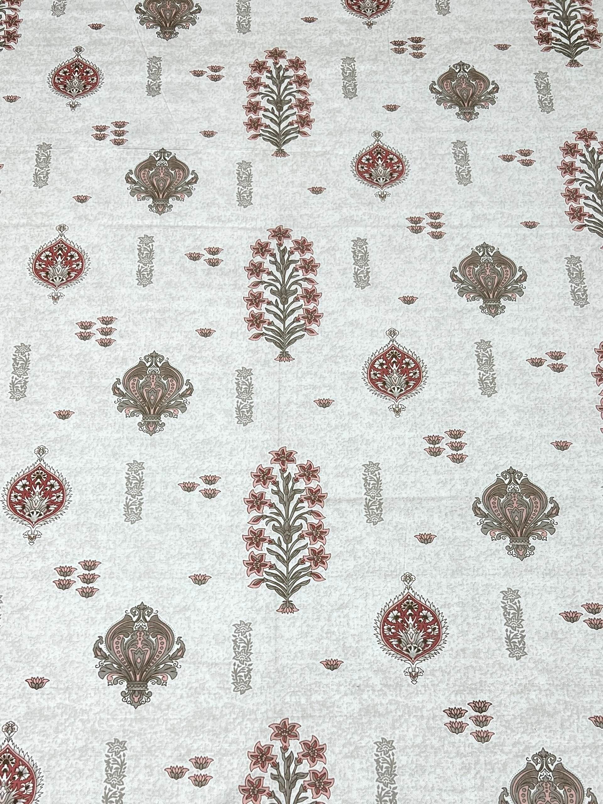 Pure Decor Pure Cotton Queen Size Double Bedsheet