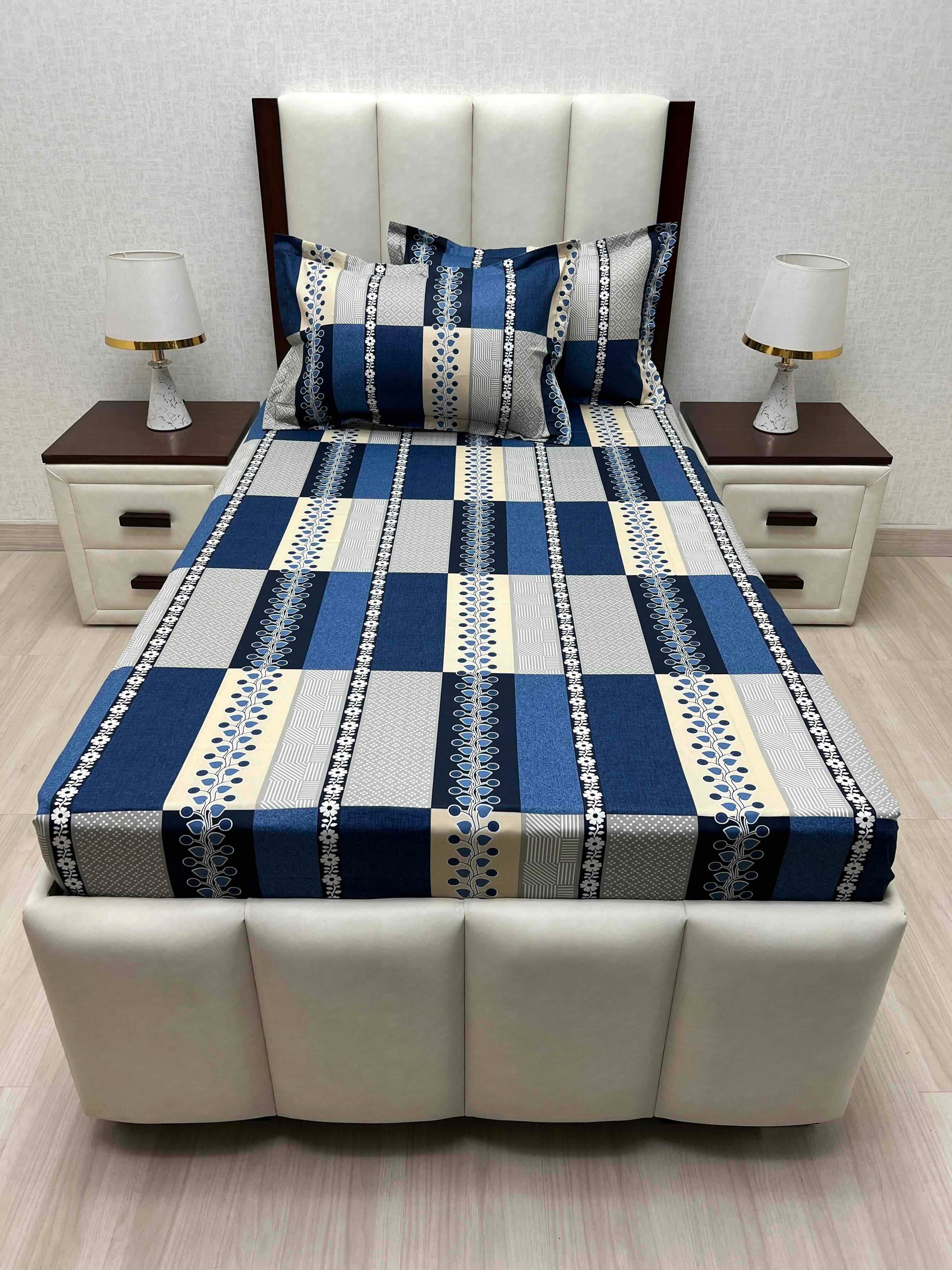 Pure Decor Pure Cotton Single Bed Size Bedsheet