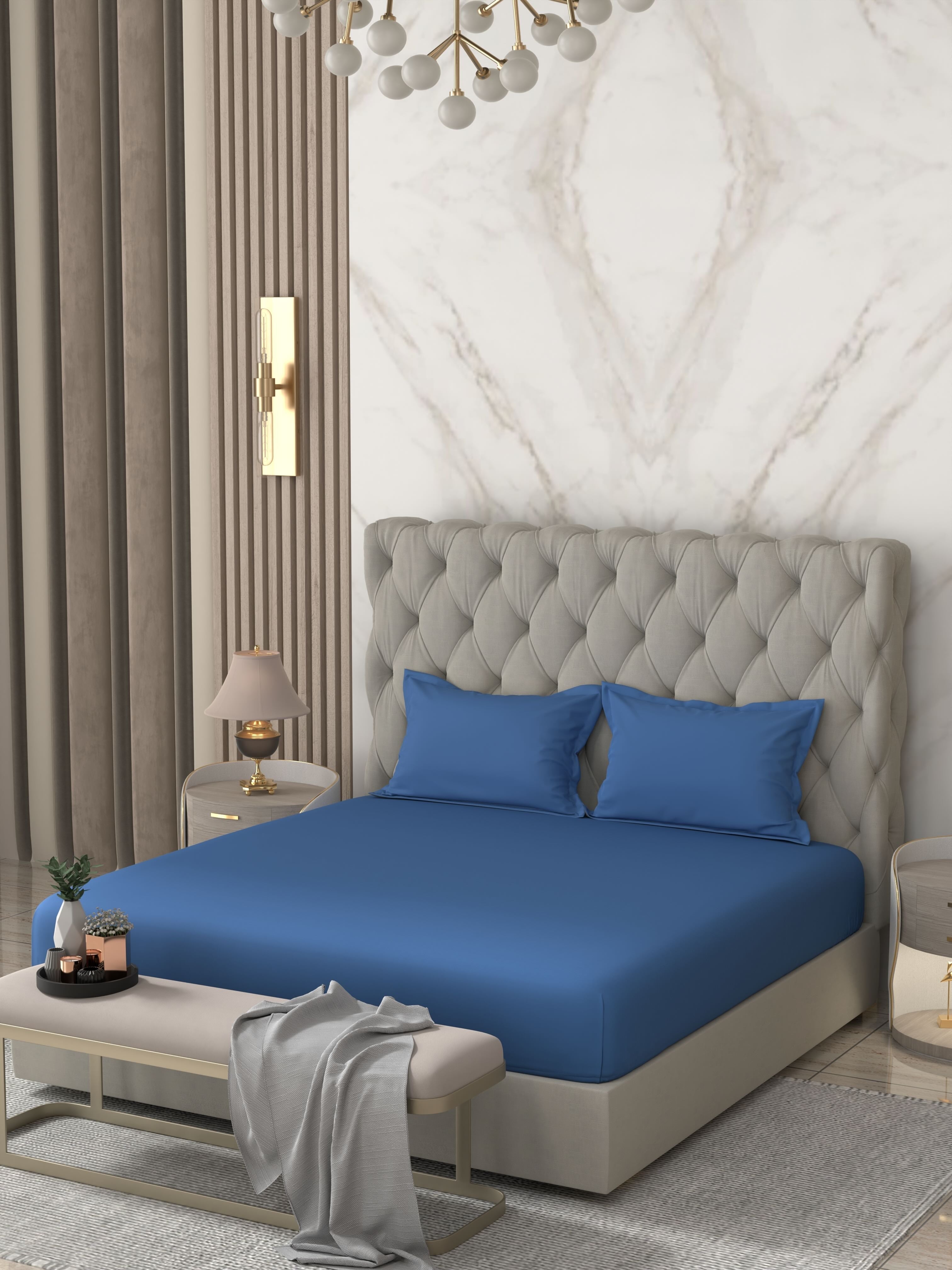 Pure Decor Pure Cotton King Size Double Bedsheet