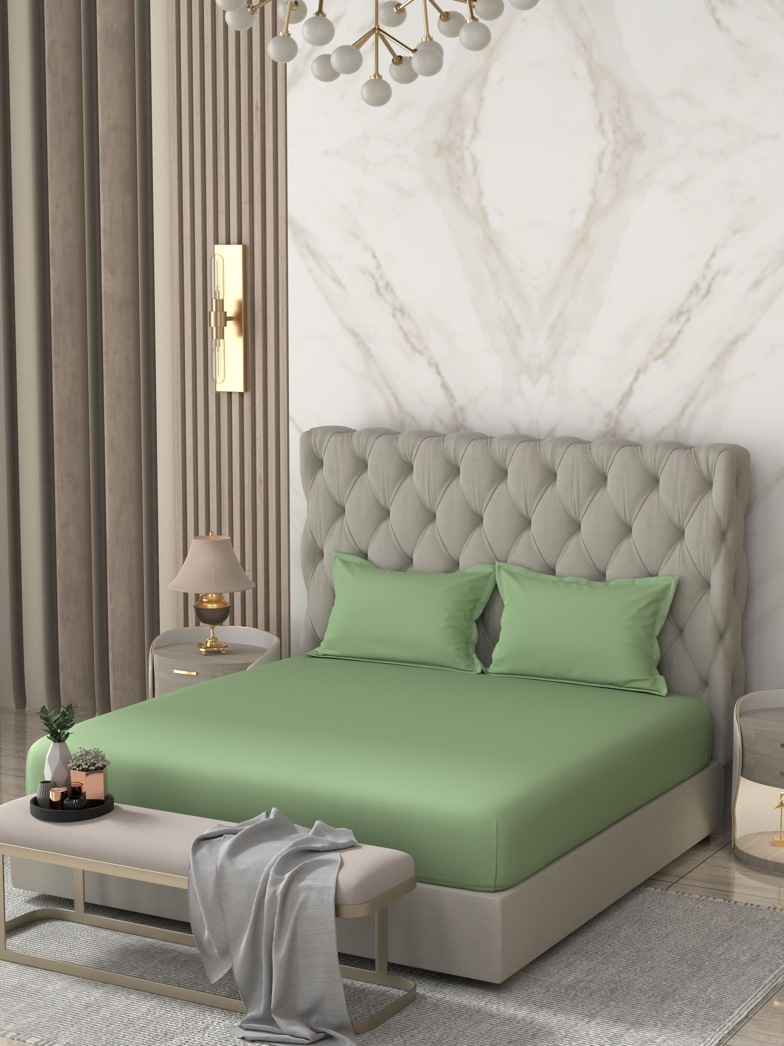 Pure Decor Pure Cotton King Size Double Bedsheet