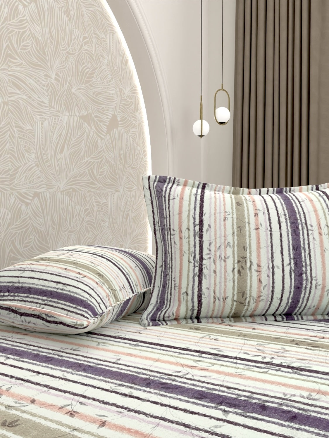 Pure Decor Pure Cotton King Size Fitted Bedsheet