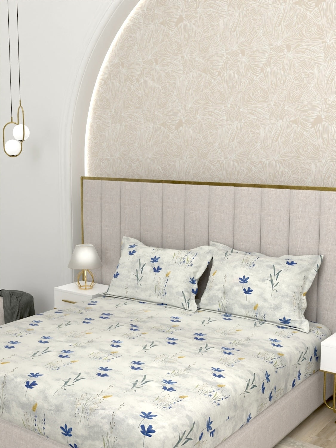 Pure Decor Pure Cotton King Size Double Bedsheet