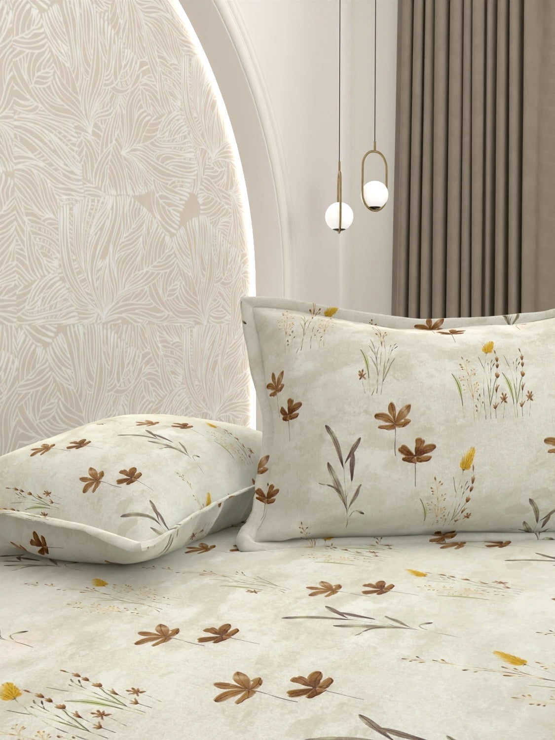 Pure Decor Pure Cotton King Size Fitted Bedsheet