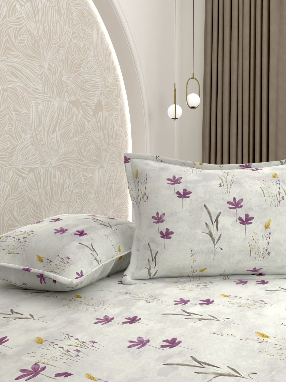 Pure Decor Pure Cotton King Size Double Bedsheet