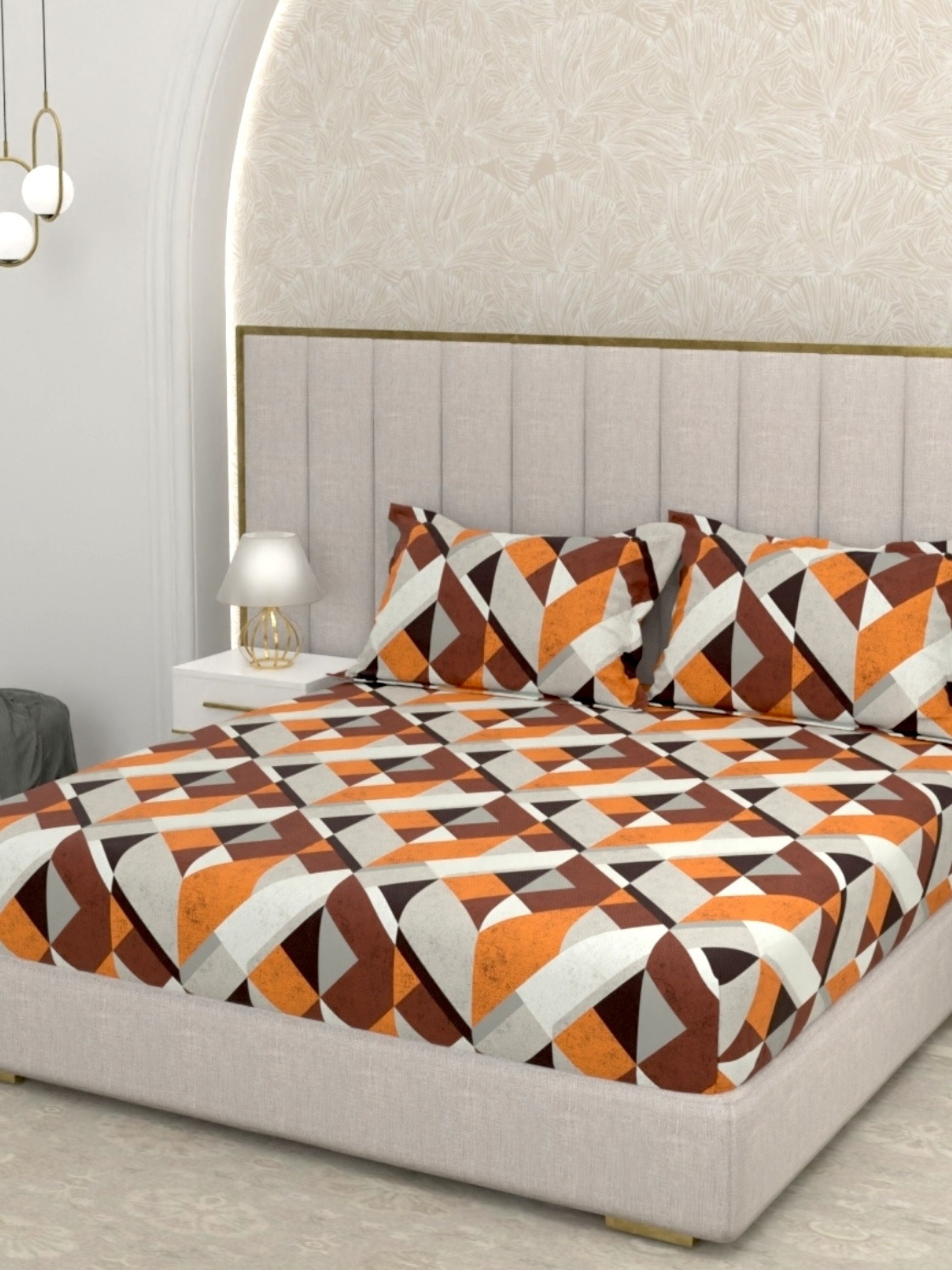 Pure Decor Pure Cotton King Size Double Bedsheet