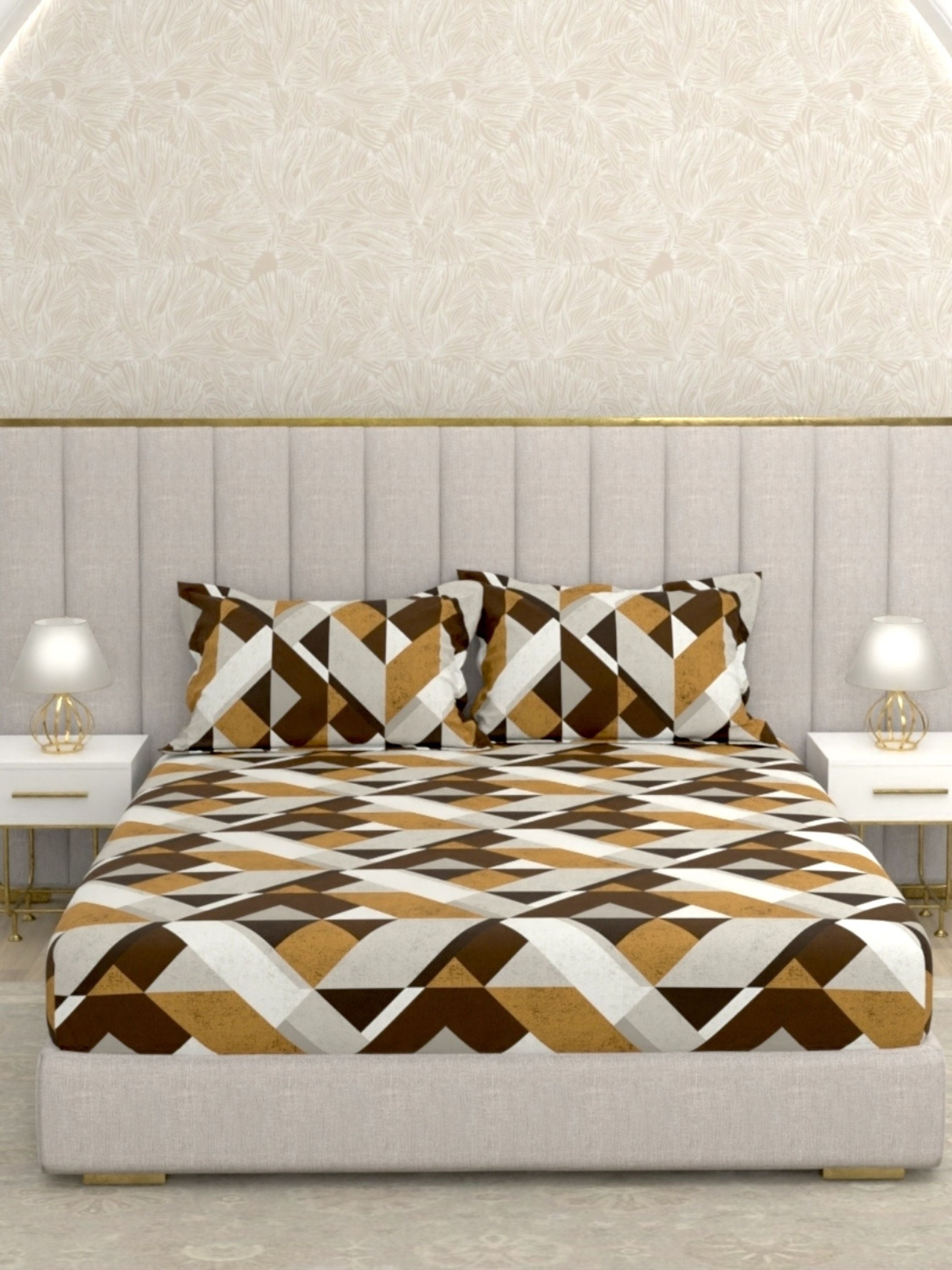 Pure Decor Pure Cotton King Size Double Bedsheet