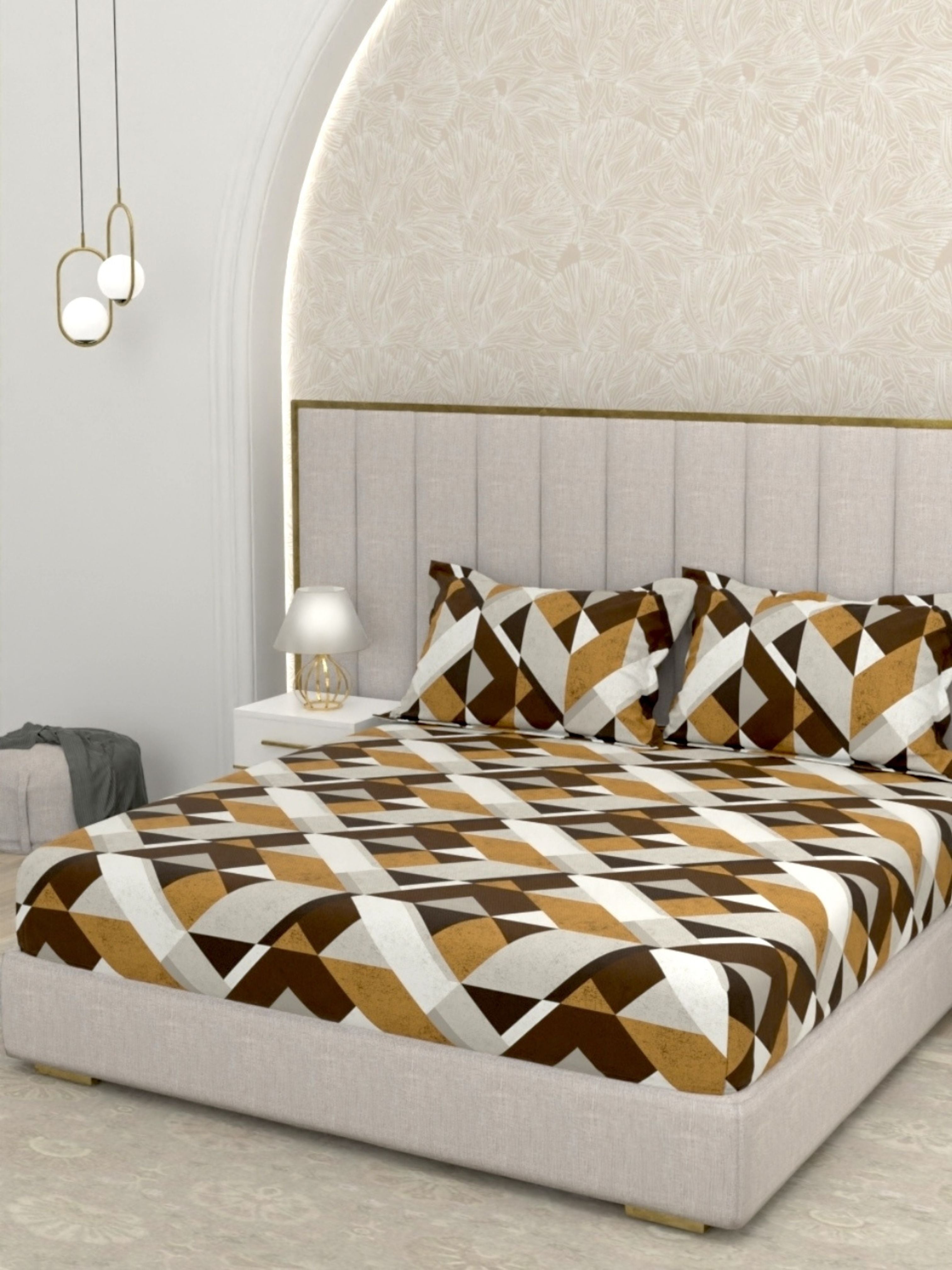 Pure Decor Pure Cotton King Size Double Bedsheet