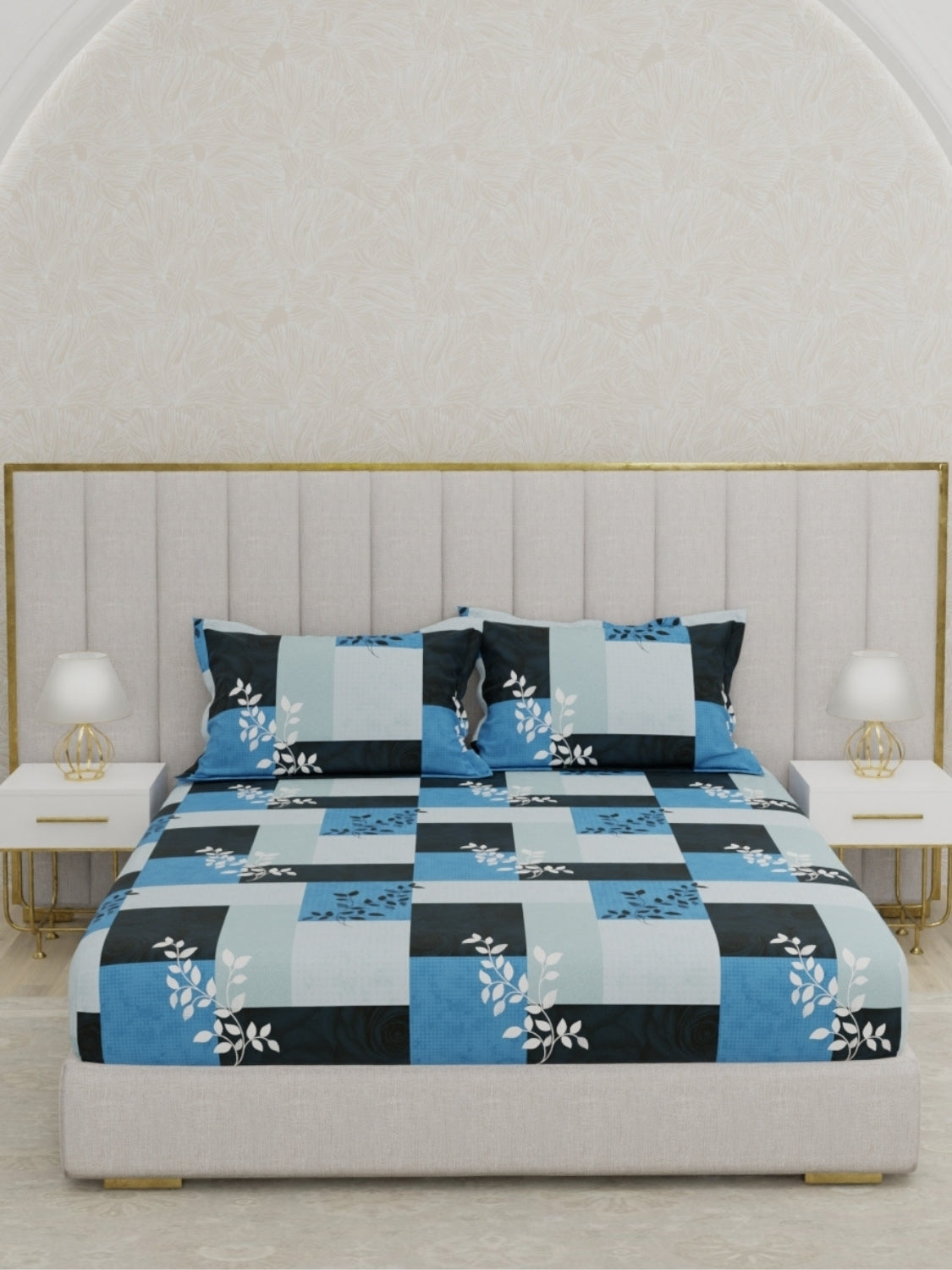 Pure Decor Pure Cotton King Size Double Bedsheet