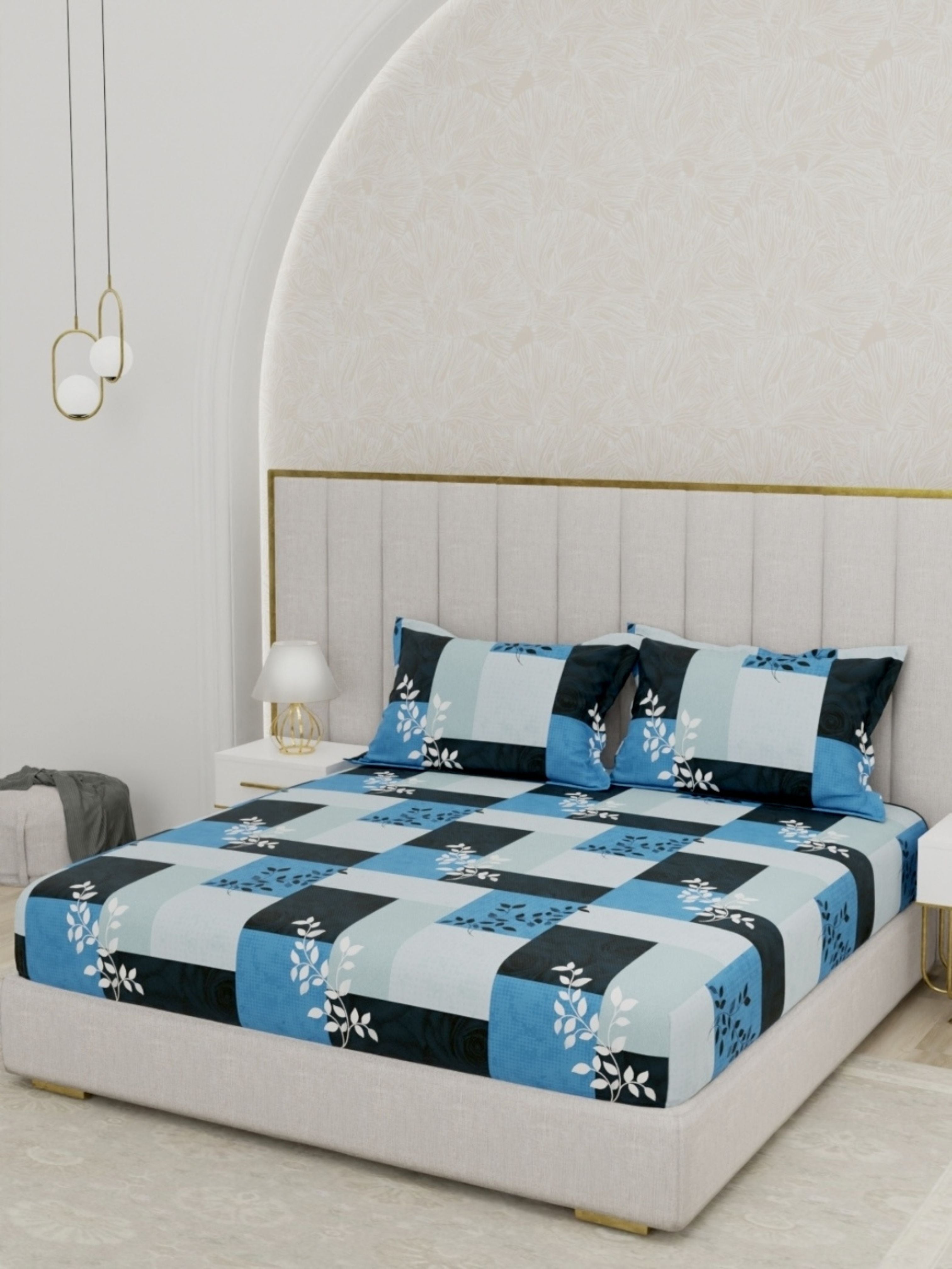 Pure Decor Pure Cotton King Size Double Bedsheet