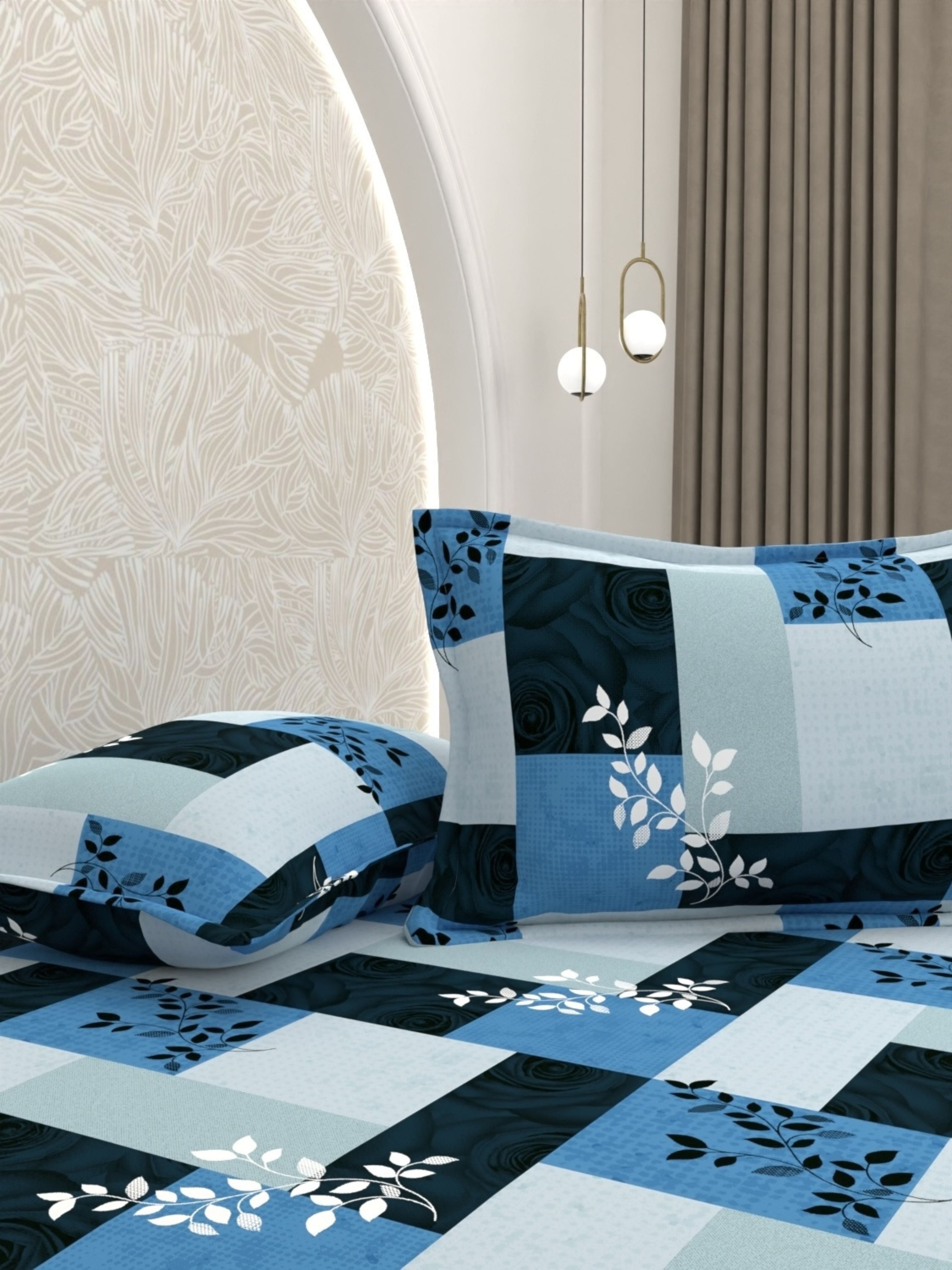 Pure Decor Pure Cotton King Size Double Bedsheet