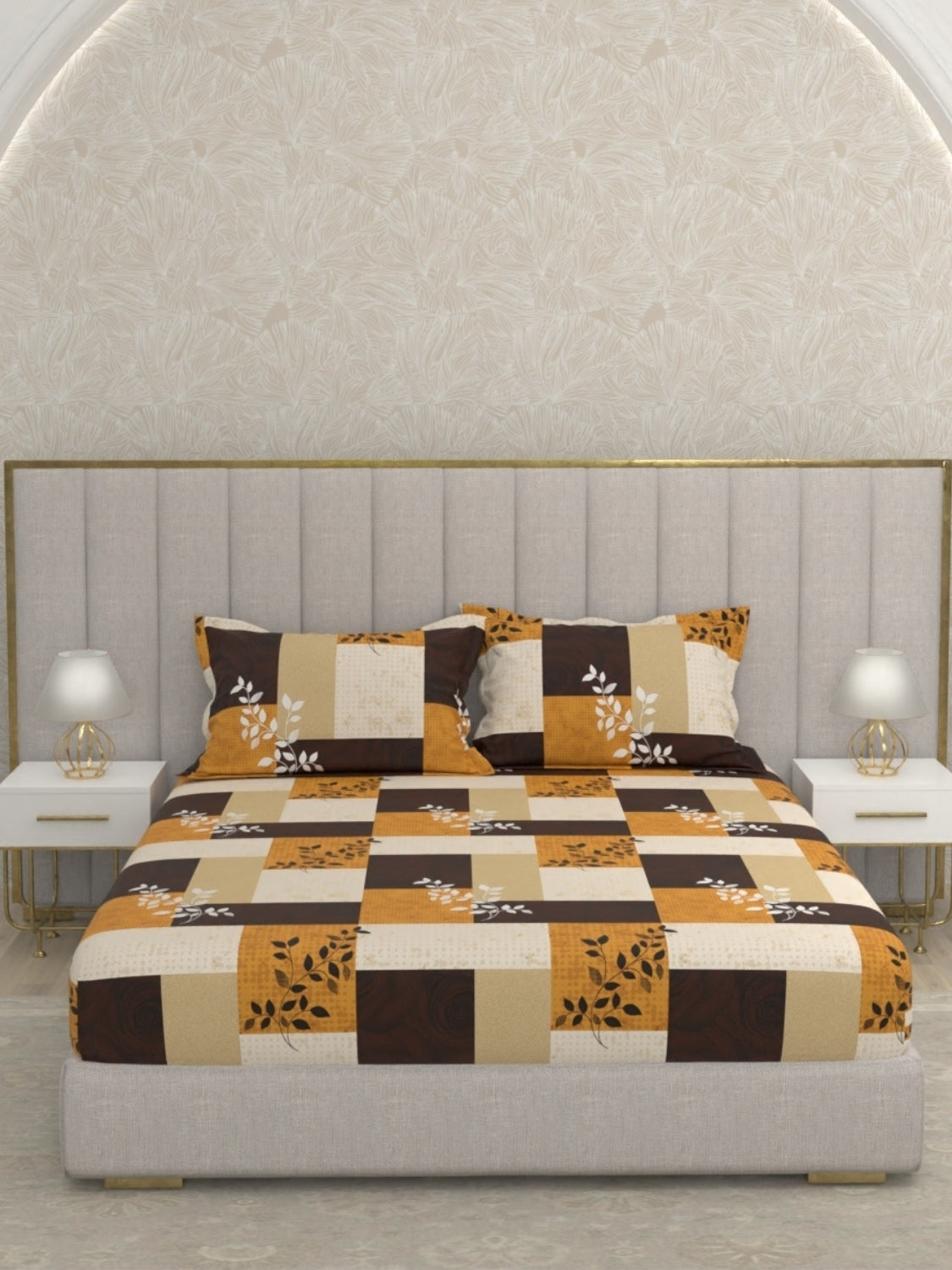 Pure Decor Pure Cotton King Size Double Bedsheet