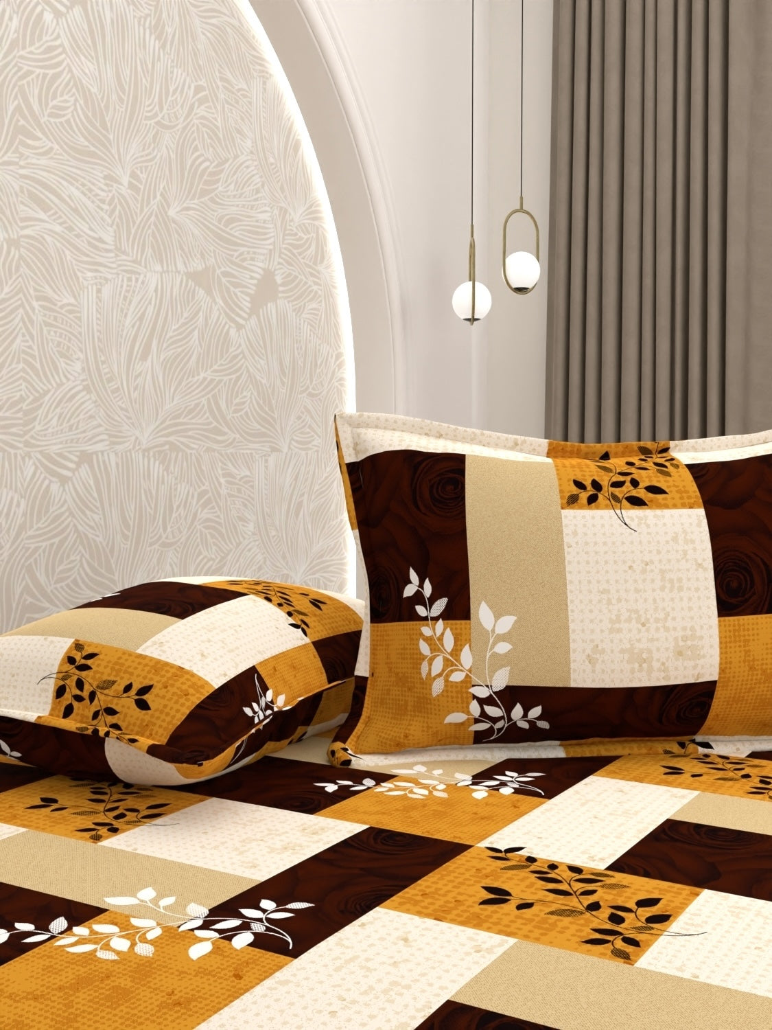 Pure Decor Pure Cotton King Size Double Bedsheet