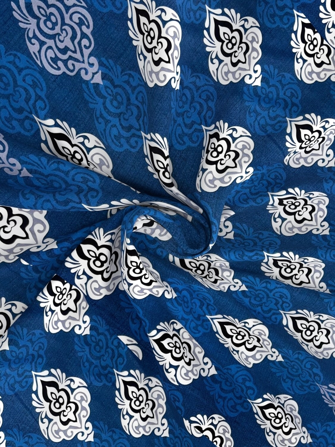 A-4978 - Pure Cotton 180 TC Queen Size Double Bedsheet (228X254) with Two Pillow Covers (43X68)