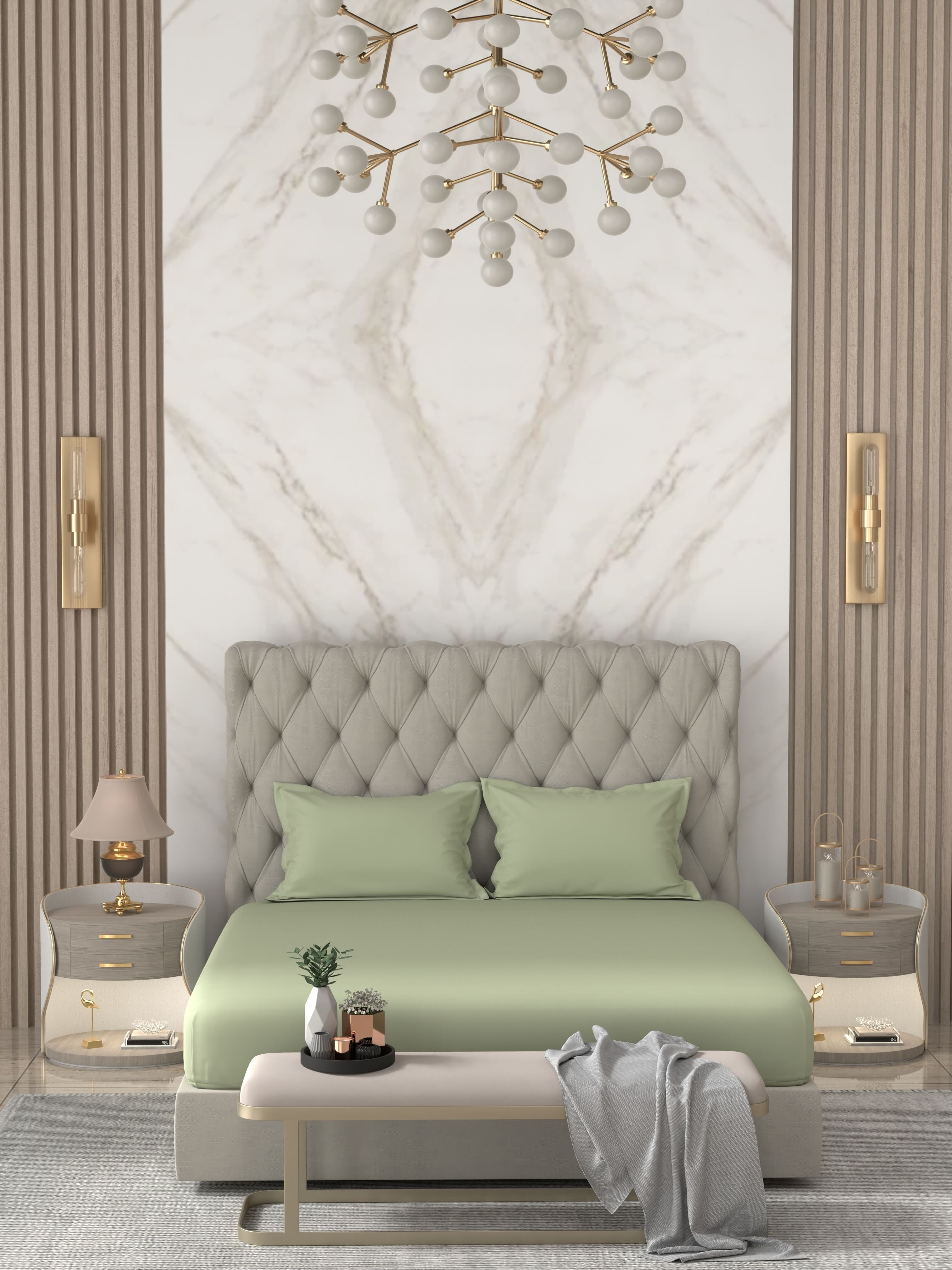 Pure Decor Pure Cotton King Size Double Bedsheet