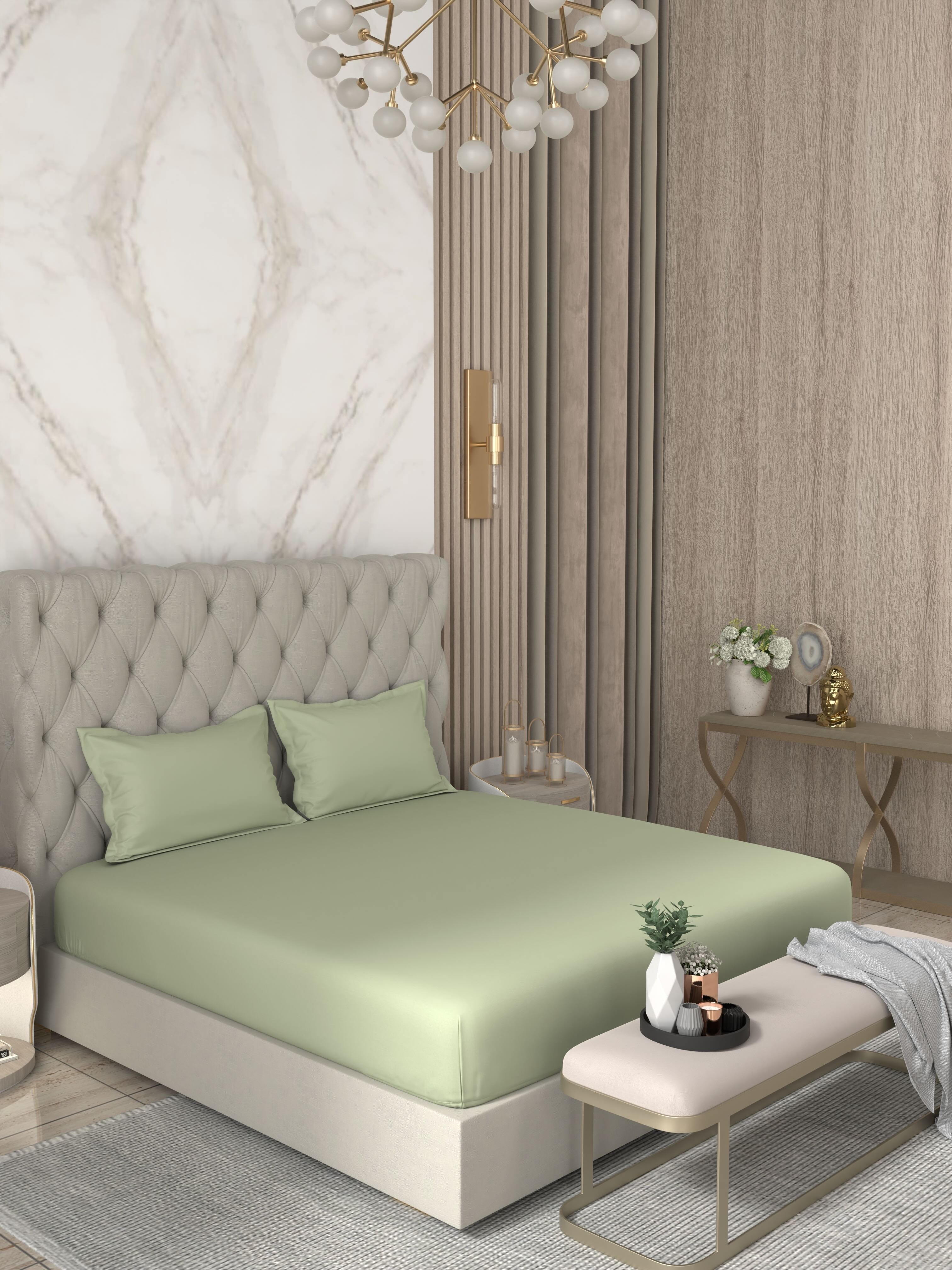 Pure Decor Pure Cotton King Size Double Bedsheet