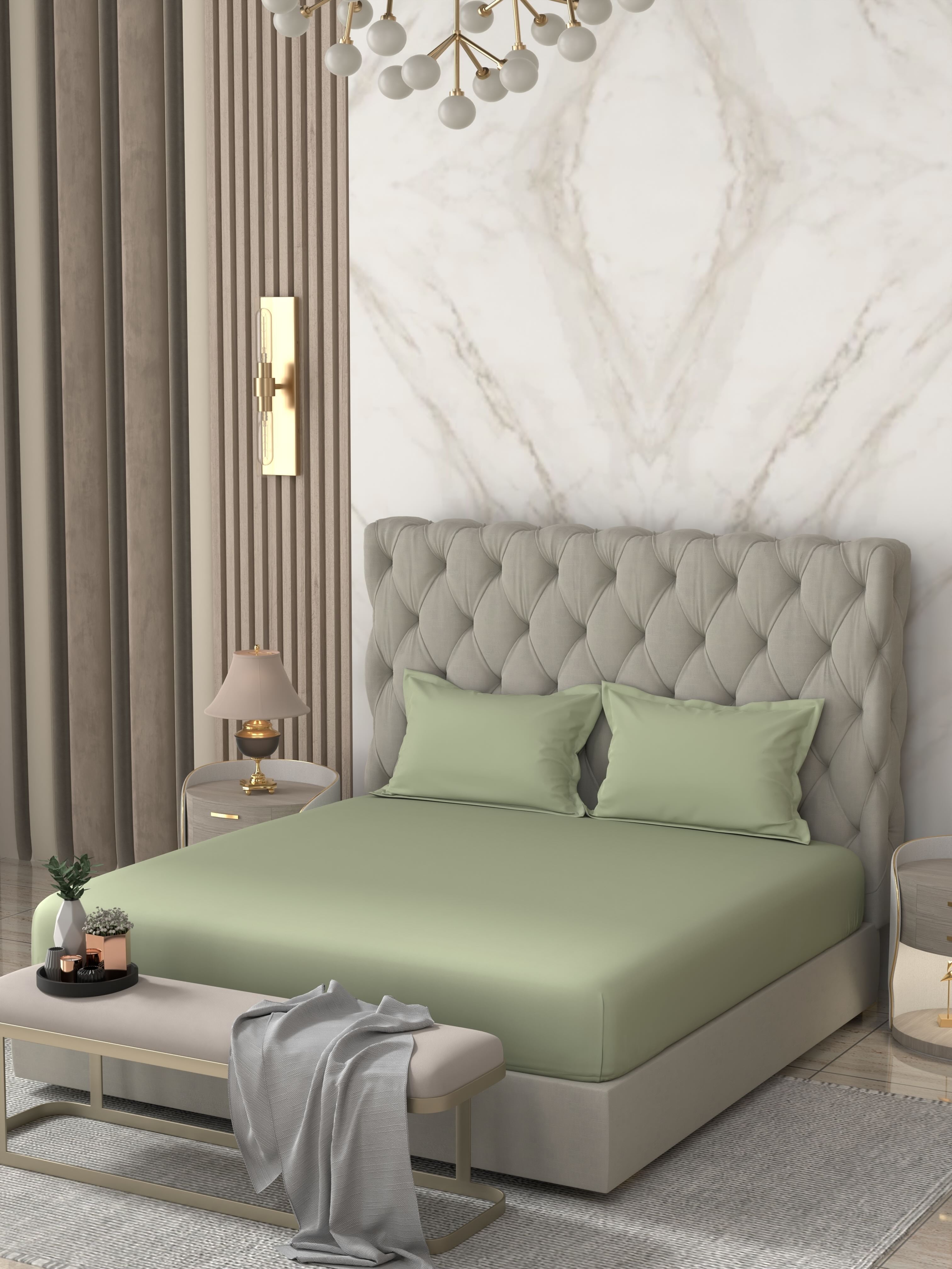 Pure Decor Pure Cotton King Size Double Bedsheet