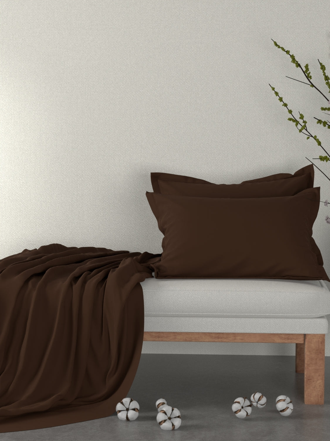 Pure Decor Pure Cotton King Size Double Bedsheet