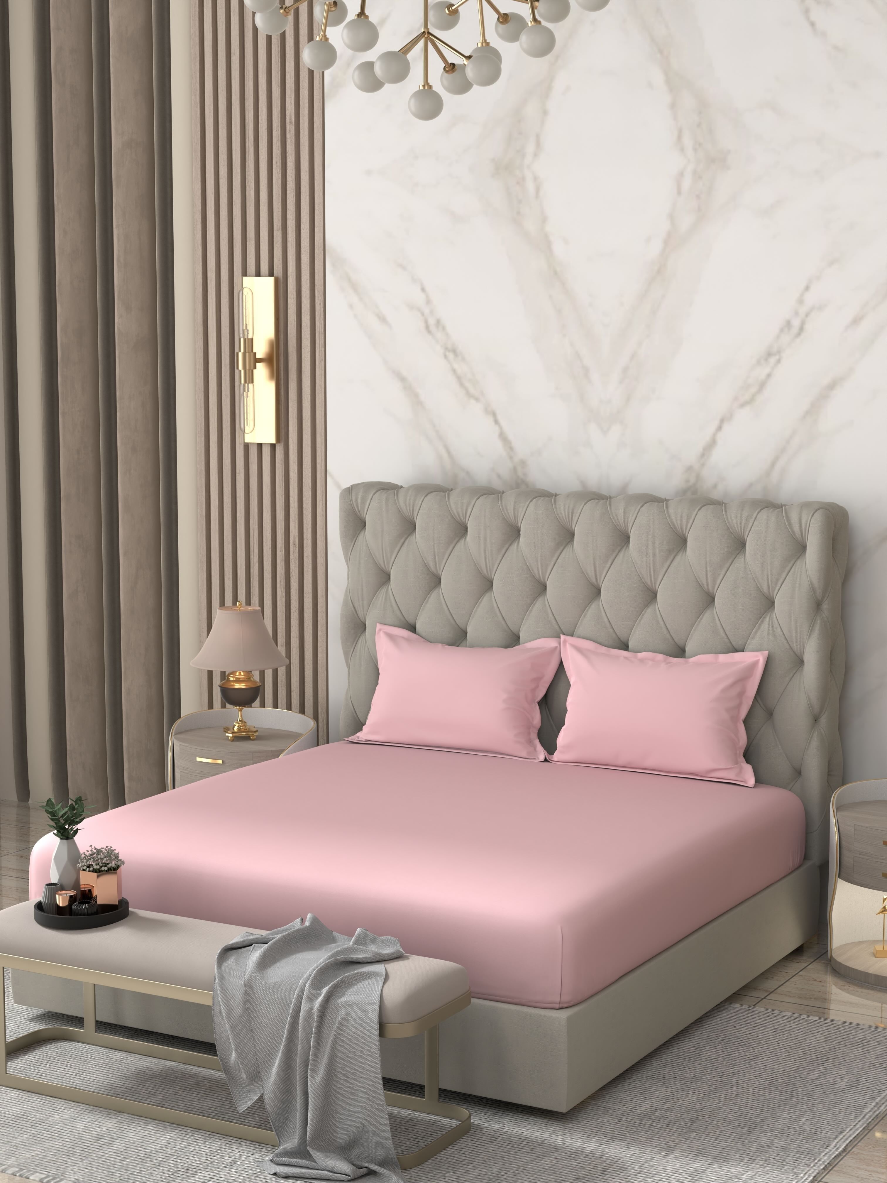 Pure Decor Pure Cotton King Size Double Bedsheet
