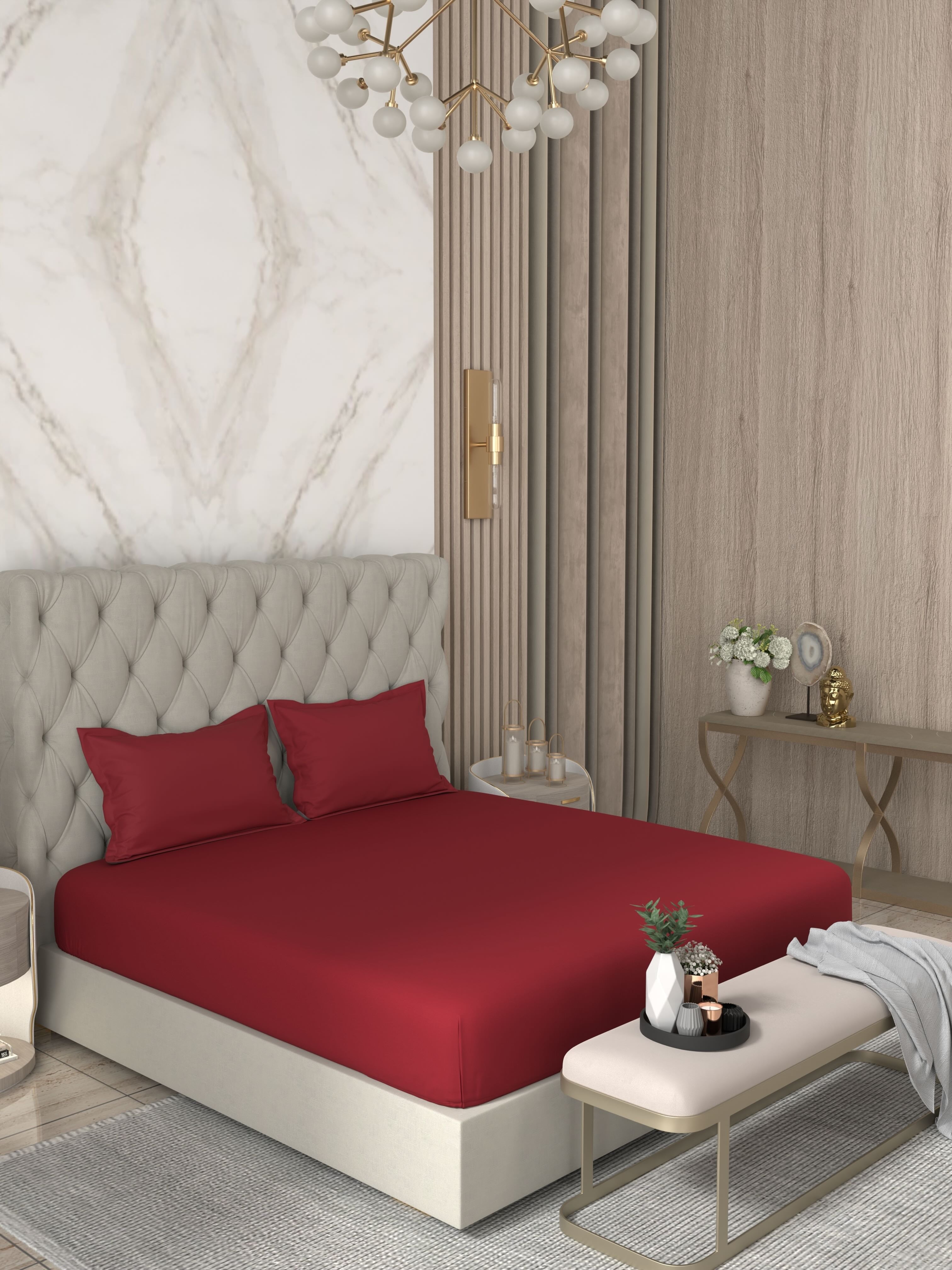Pure Decor Pure Cotton King Size Double Bedsheet