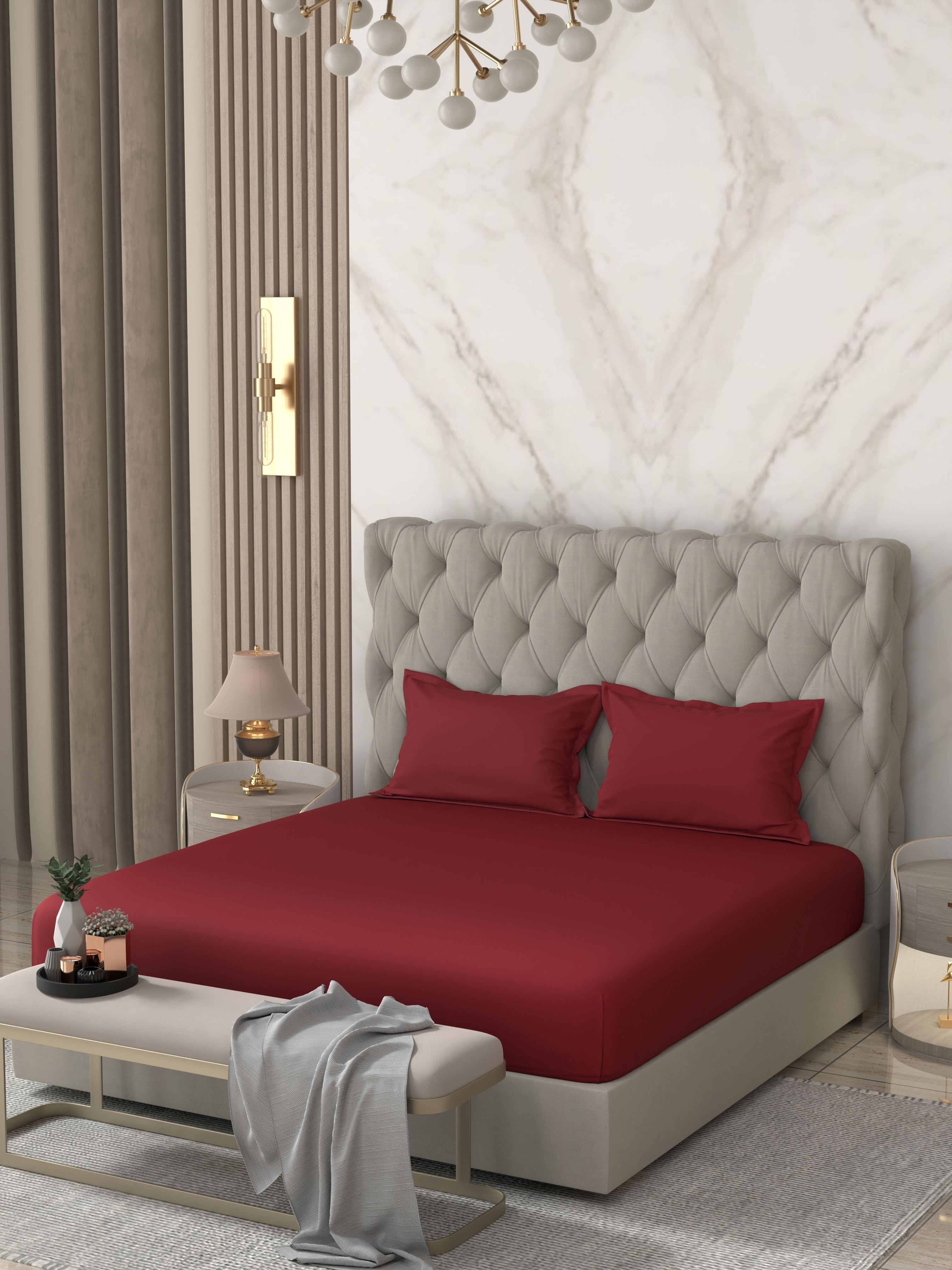 Pure Decor Pure Cotton King Size Double Bedsheet