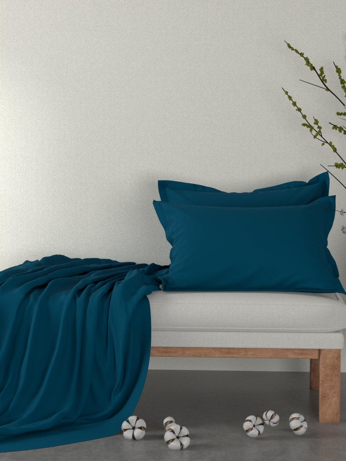 Pure Decor Pure Cotton King Size Double Bedsheet