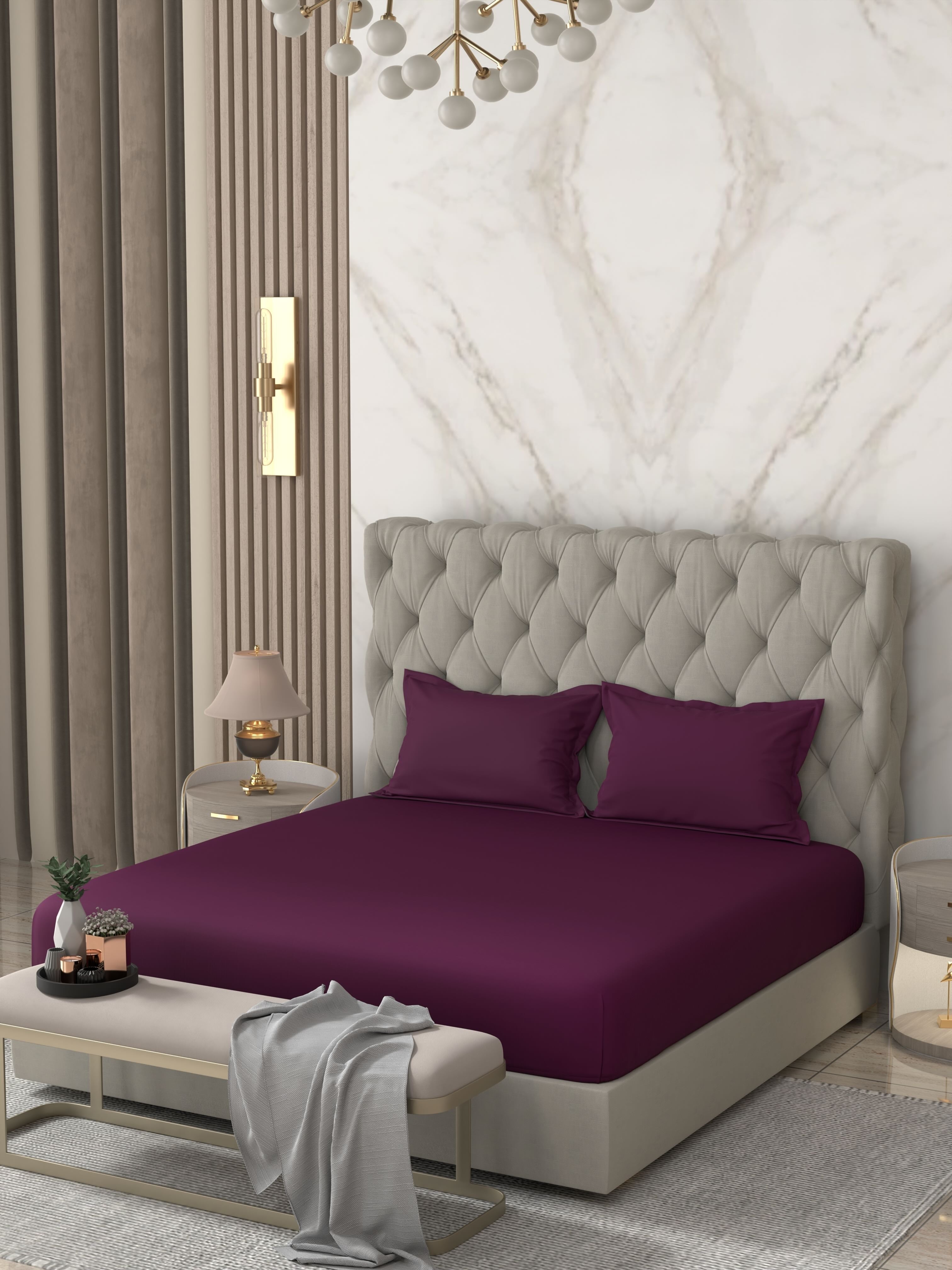 Pure Decor Pure Cotton King Size Double Bedsheet