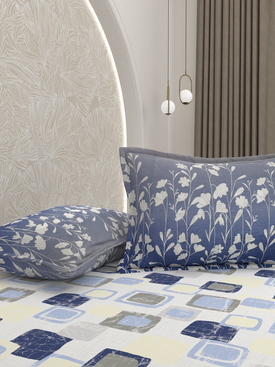 Pure Decor Pure Cotton Queen Size Double Bedsheet