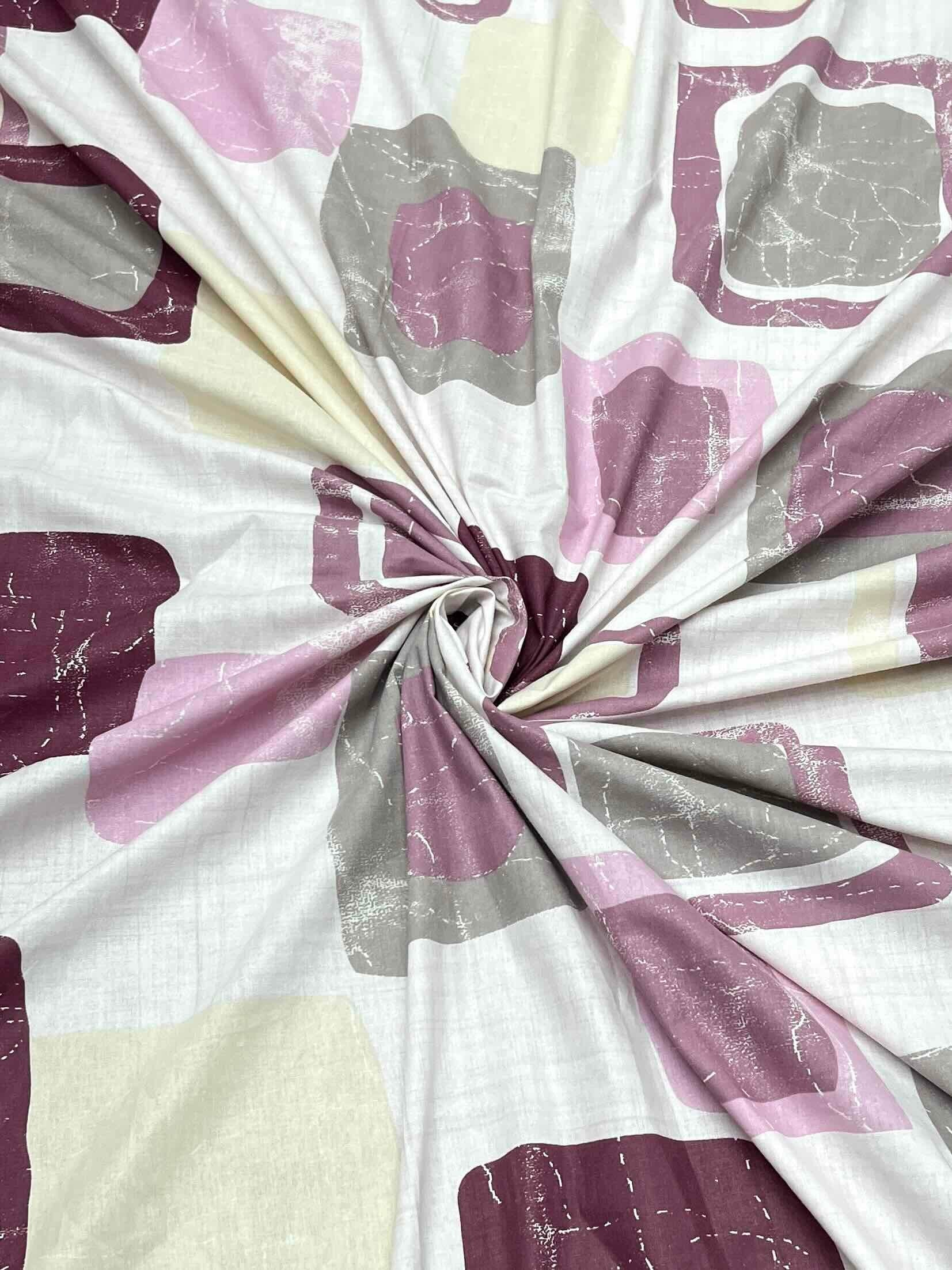 Pure Decor Pure Cotton Queen Size Double Bedsheet