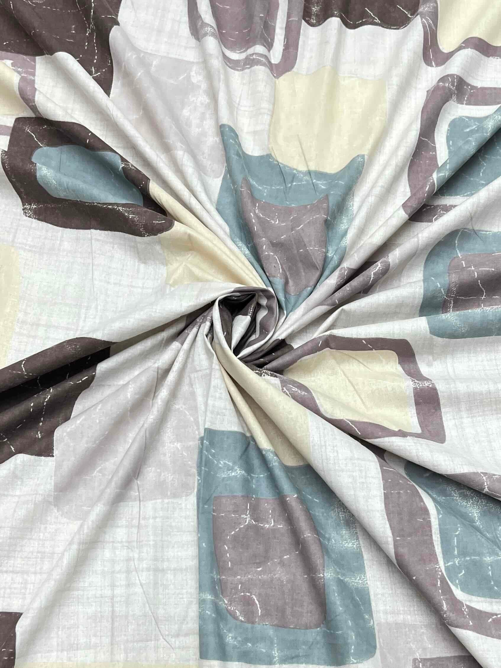 Pure Decor Pure Cotton Queen Size Double Bedsheet