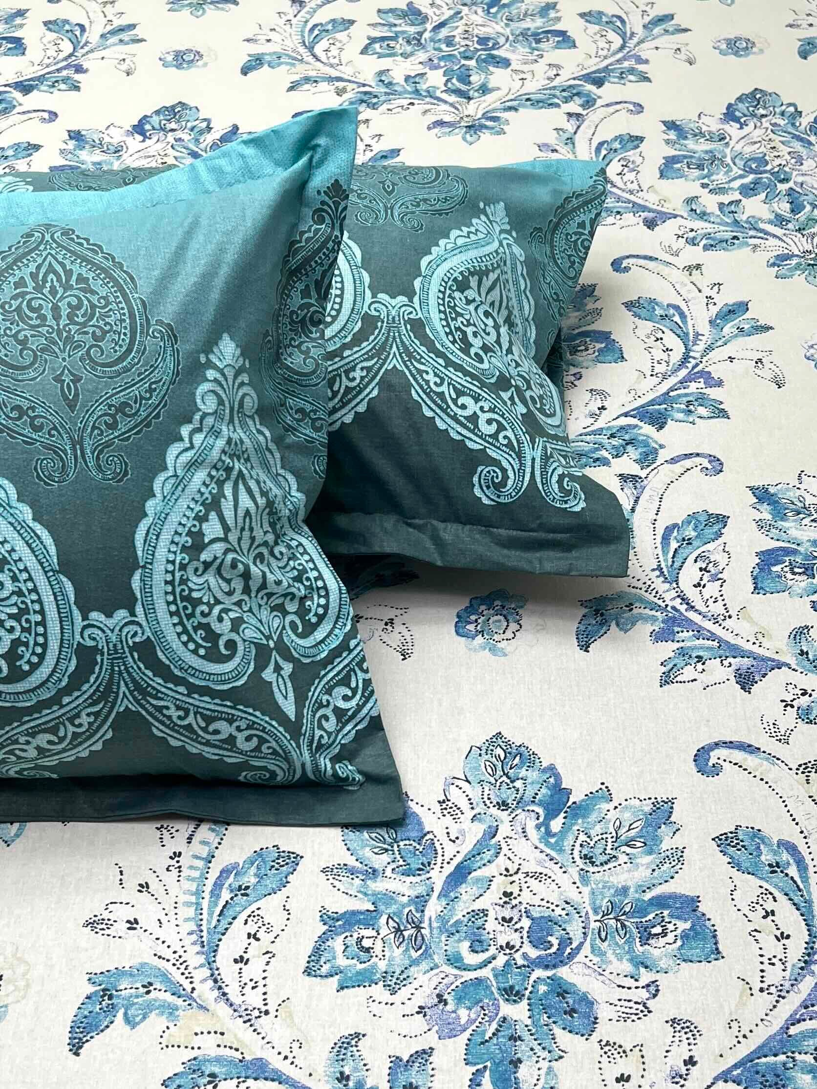 Pure Decor Pure Cotton Queen Size Double Bedsheet