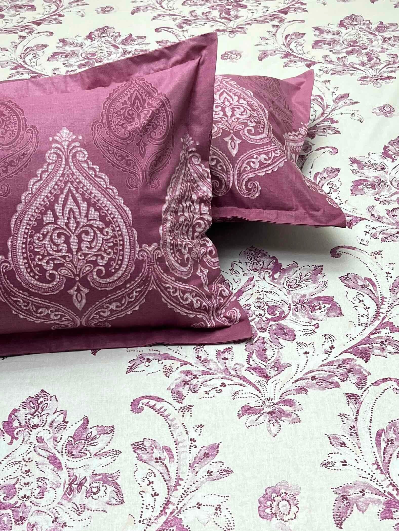 Pure Decor Pure Cotton Queen Size Double Bedsheet