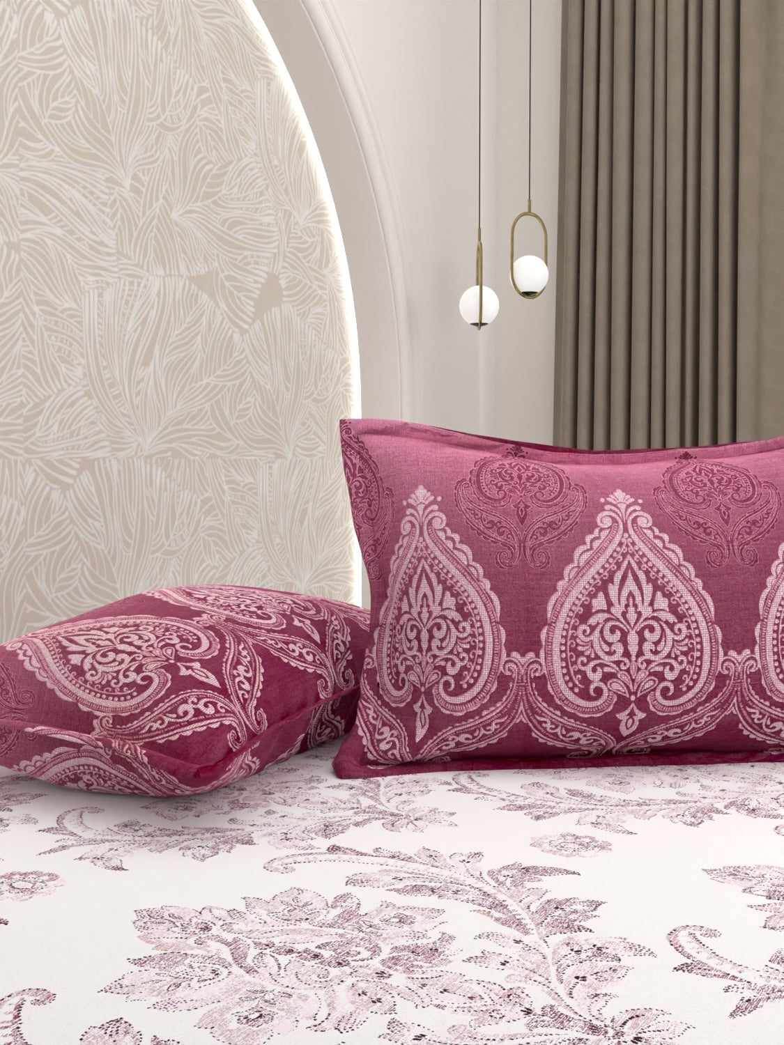 Pure Decor Pure Cotton Queen Size Double Bedsheet