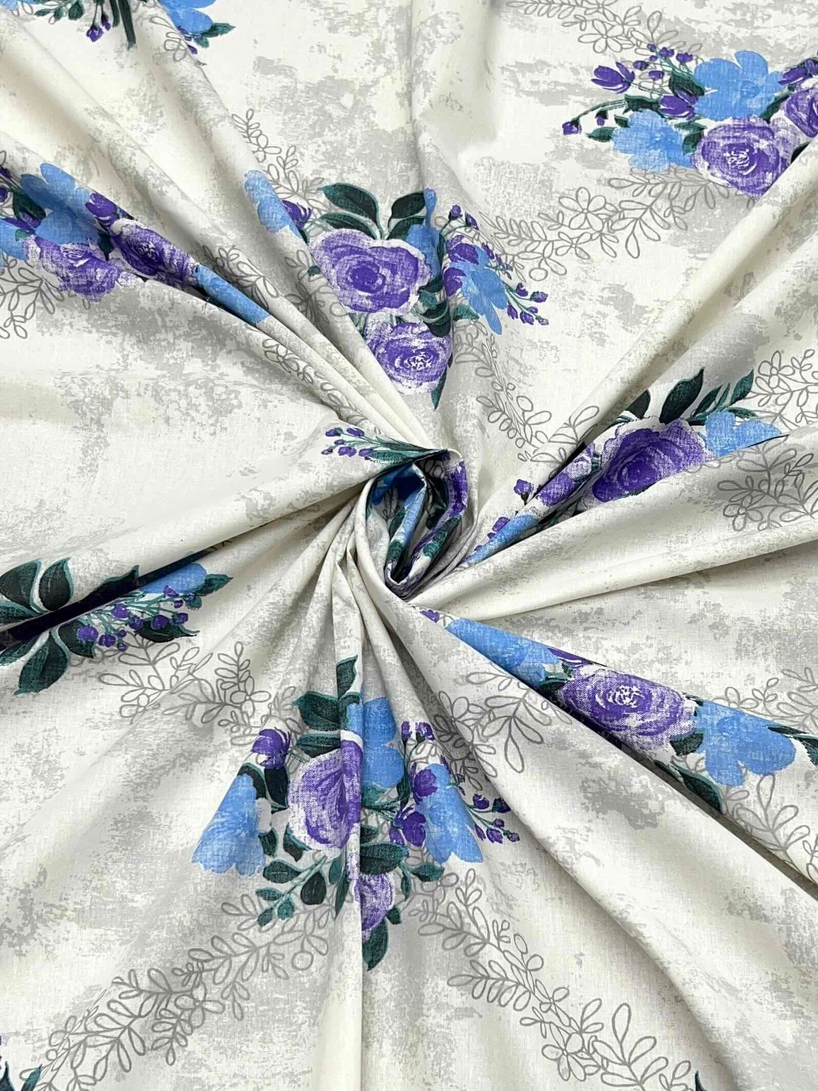 Pure Decor Pure Cotton Queen Size Double Bedsheet