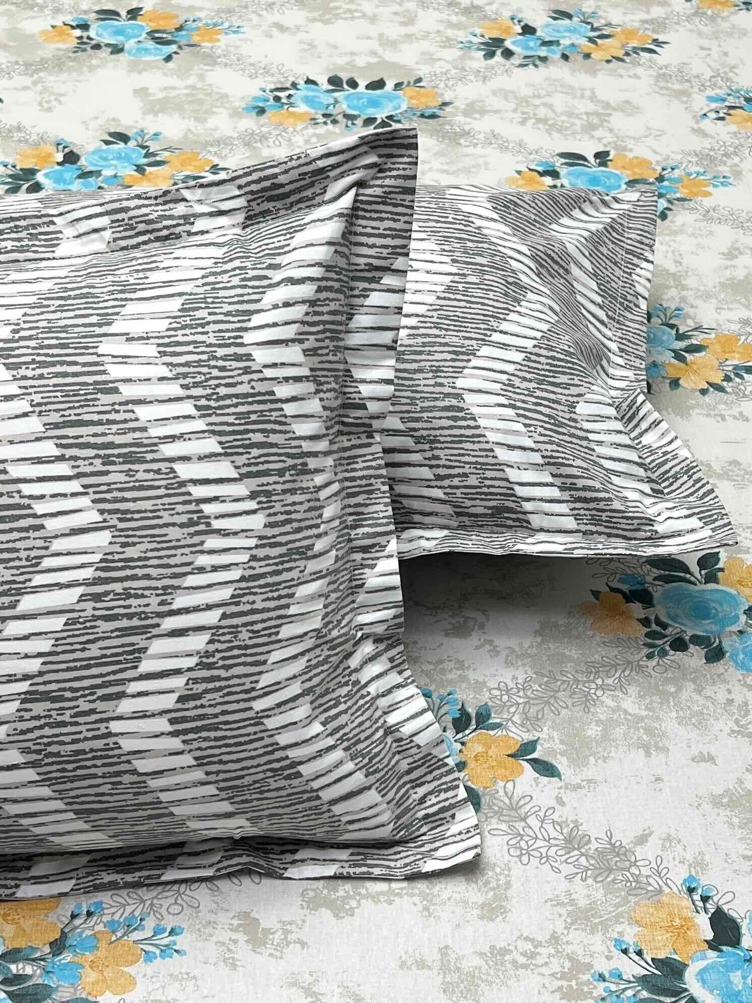Pure Decor Pure Cotton Queen Size Double Bedsheet