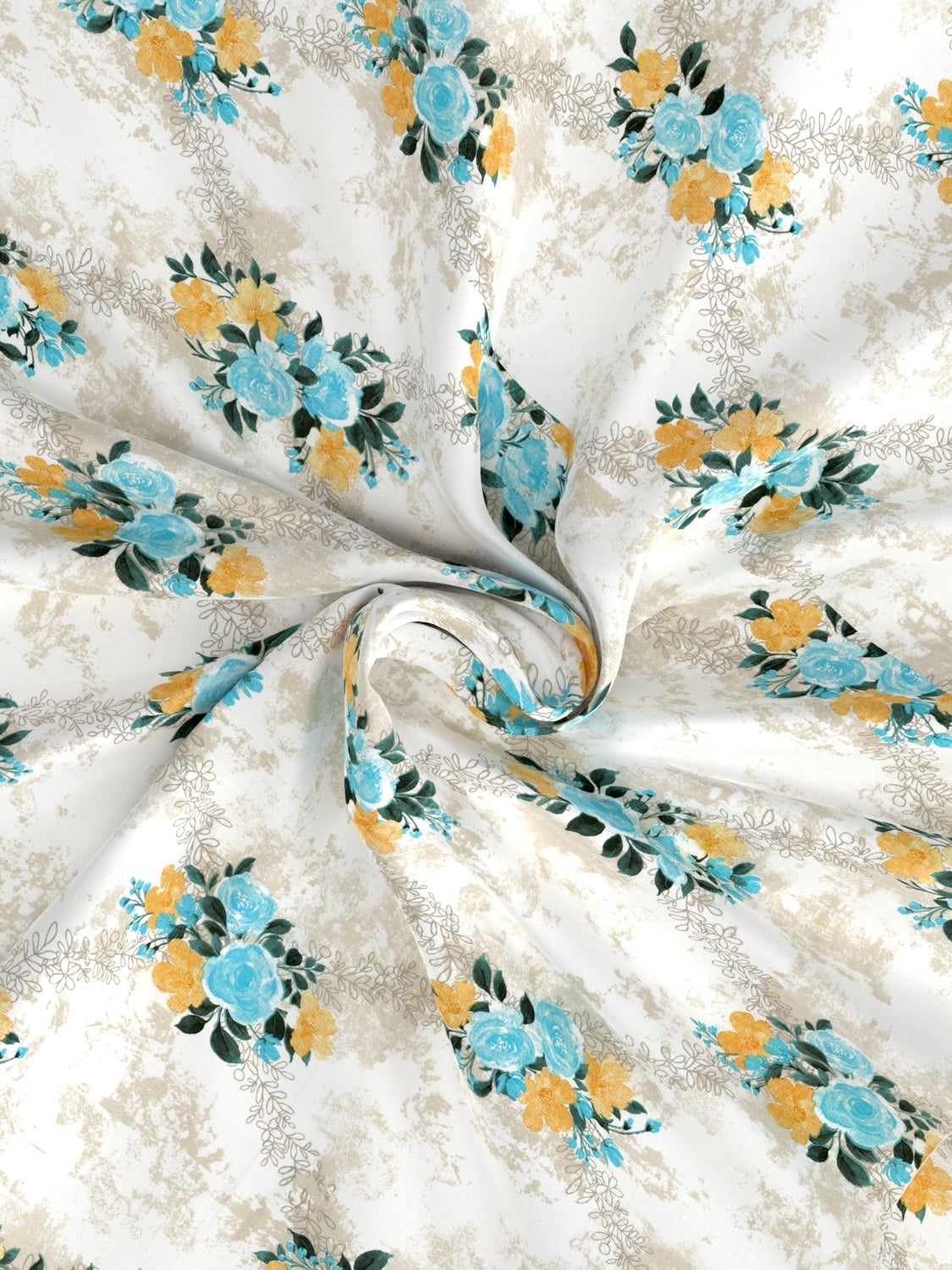 Pure Decor Pure Cotton Queen Size Double Bedsheet