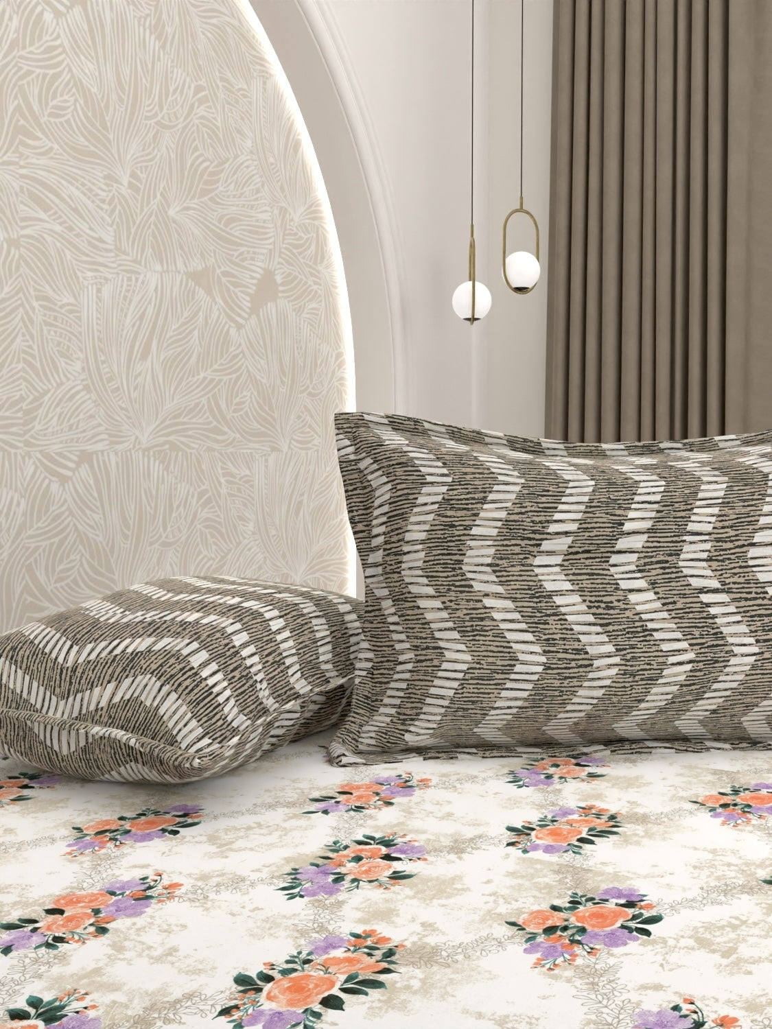 Pure Decor Pure Cotton Queen Size Double Bedsheet