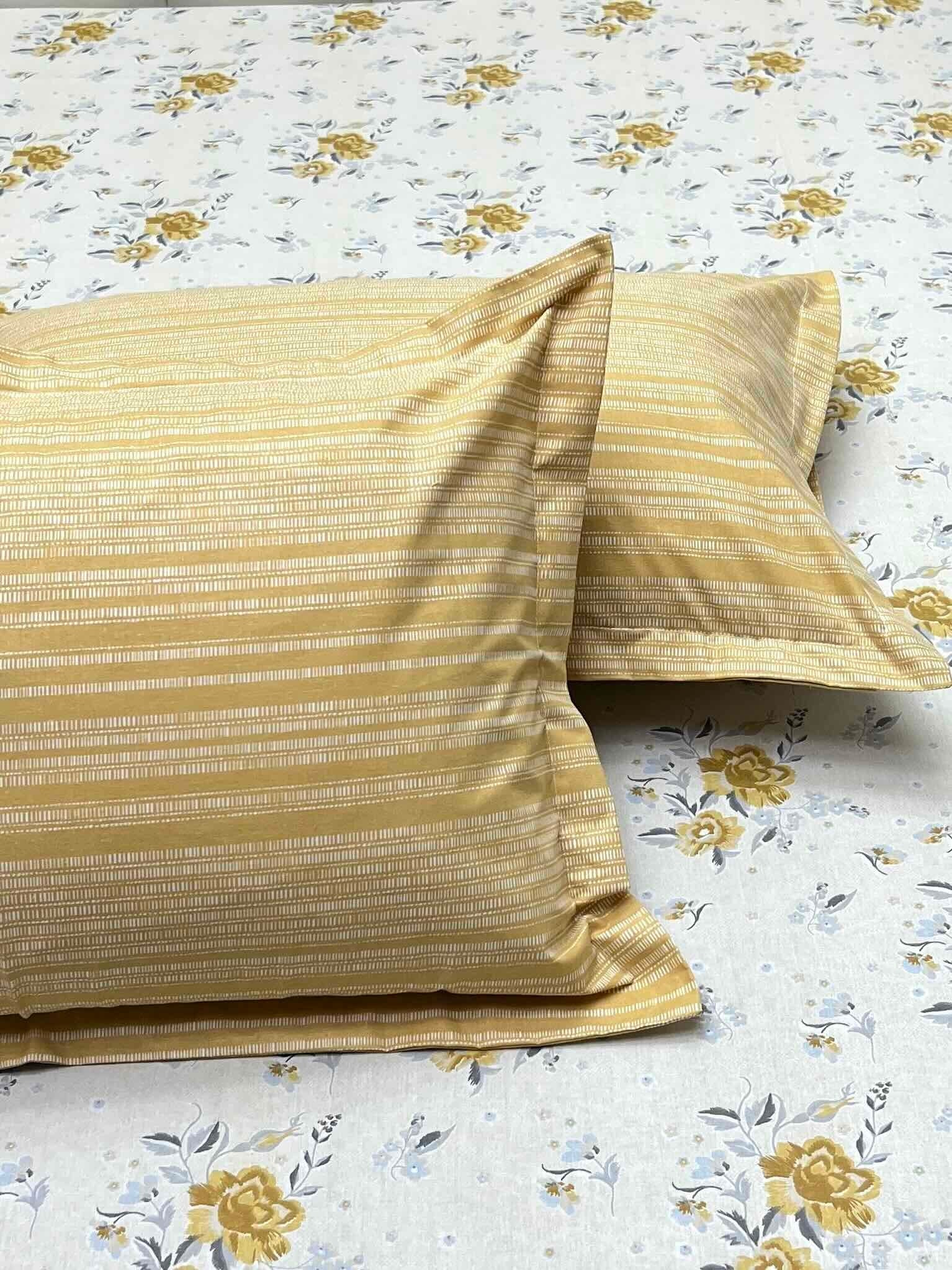 Pure Decor Pure Cotton Queen Size Double Bedsheet