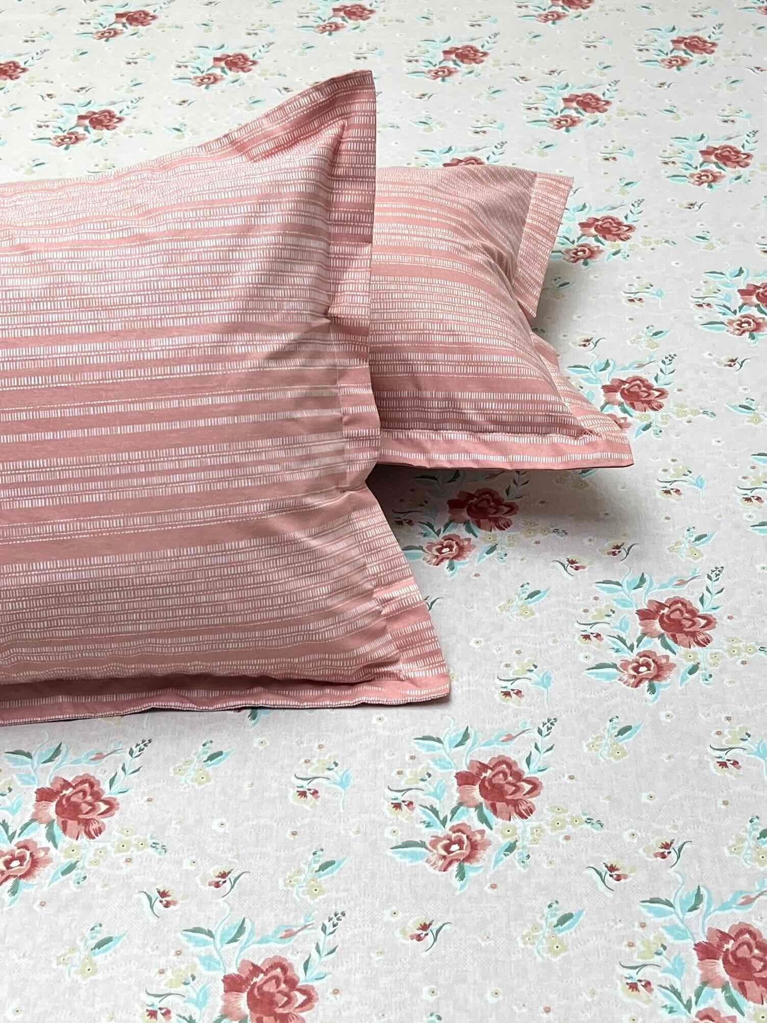 Pure Decor Pure Cotton Queen Size Double Bedsheet