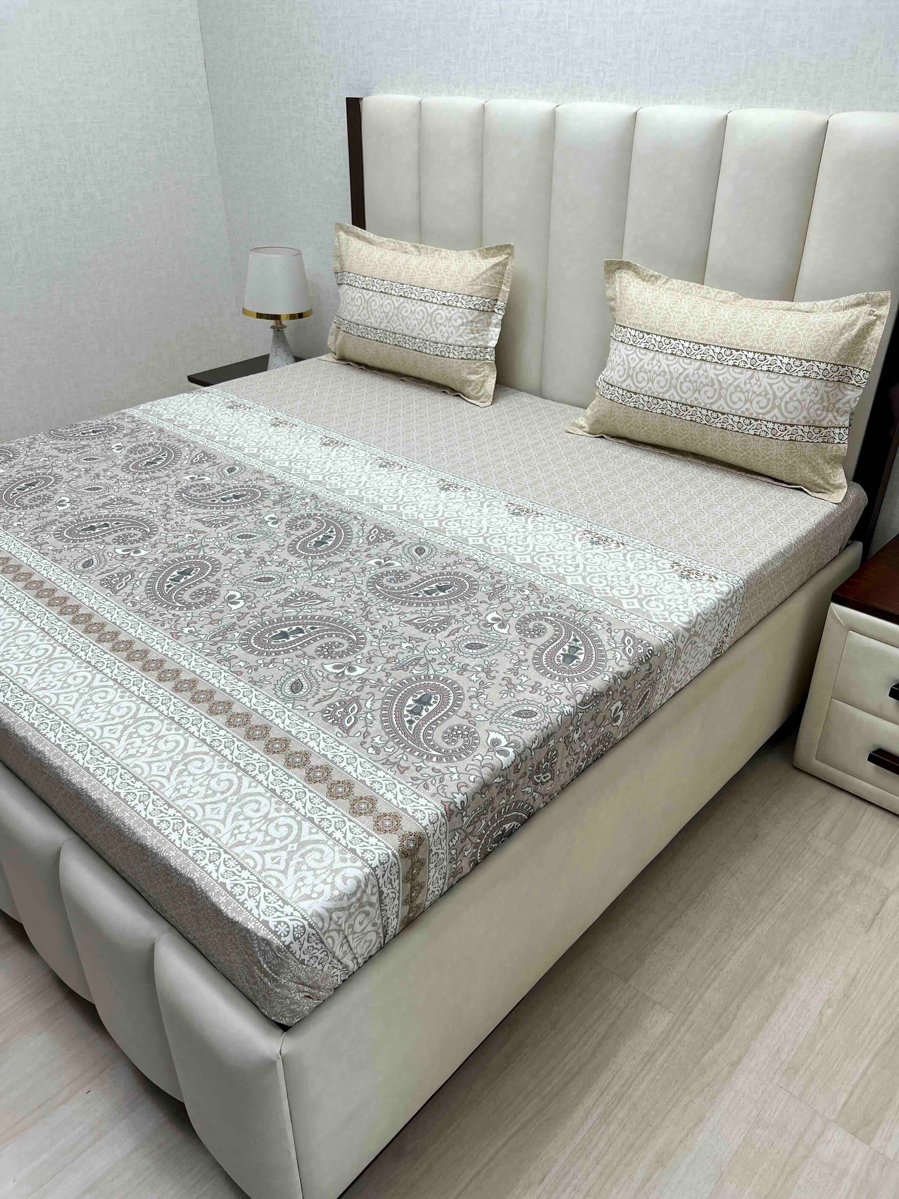 Pure Decor Pure Cotton King Size Double Bedsheet