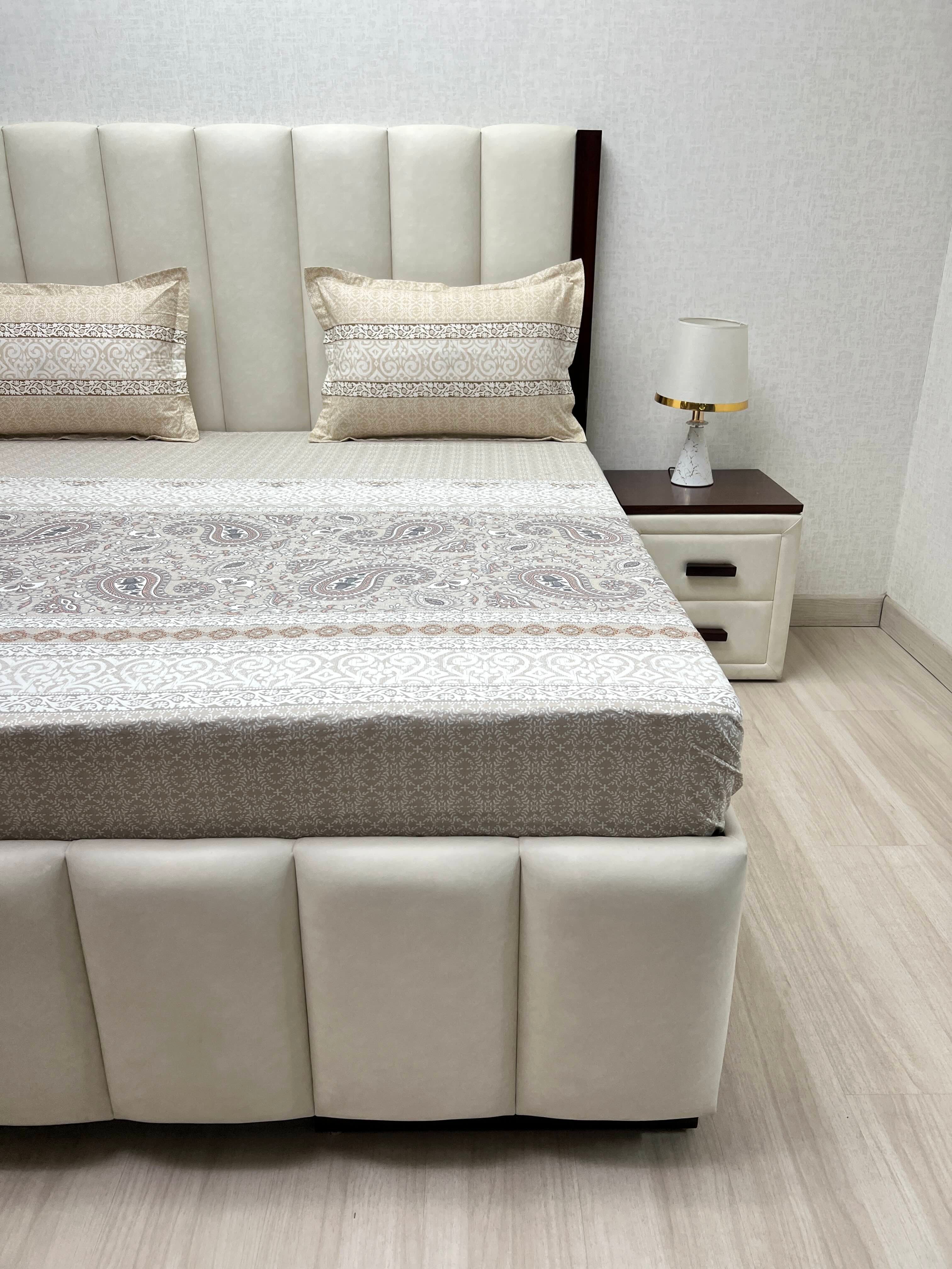 Pure Decor Pure Cotton King Size Double Bedsheet